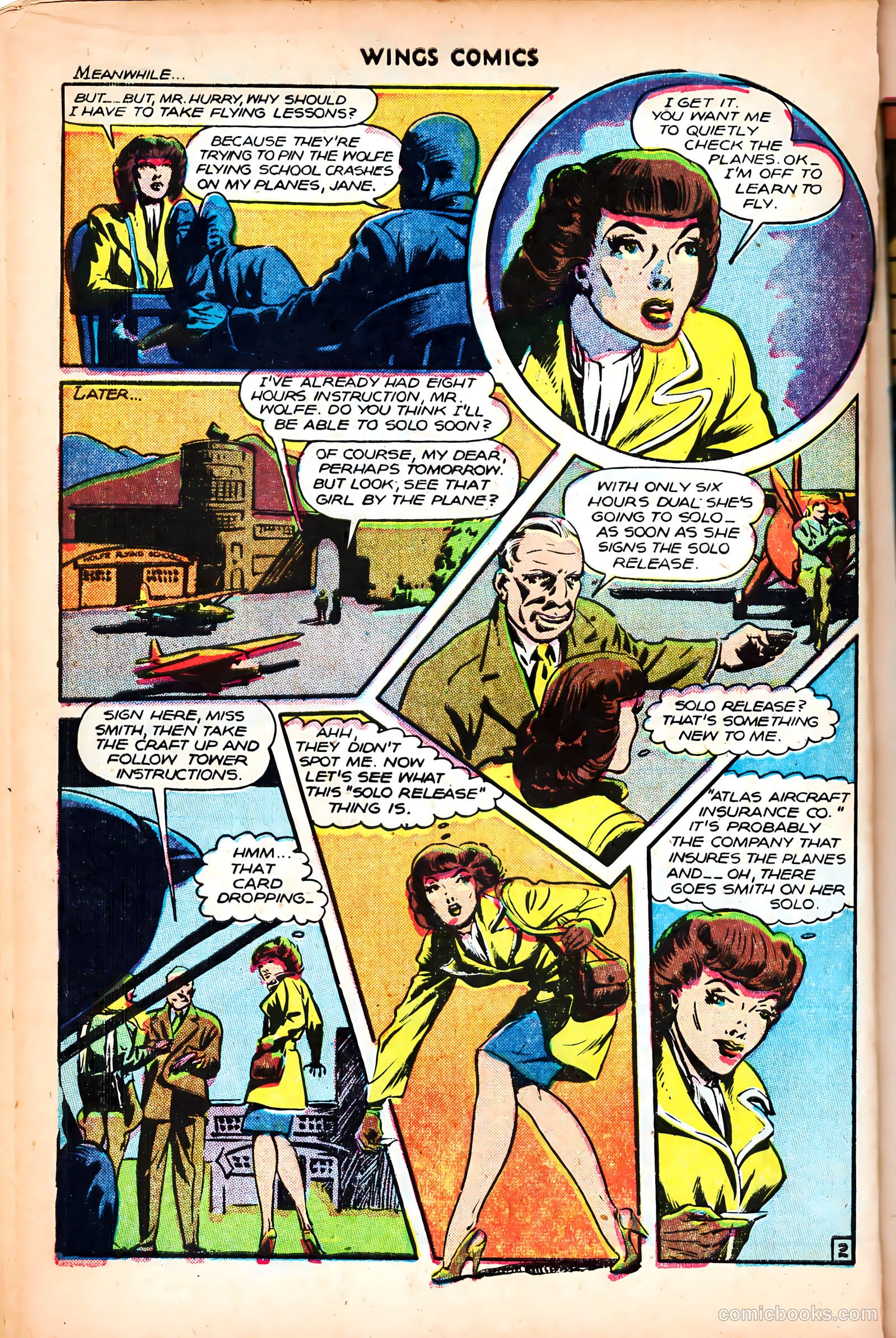 Wings Comics #80 (1947) — page 14 of 52