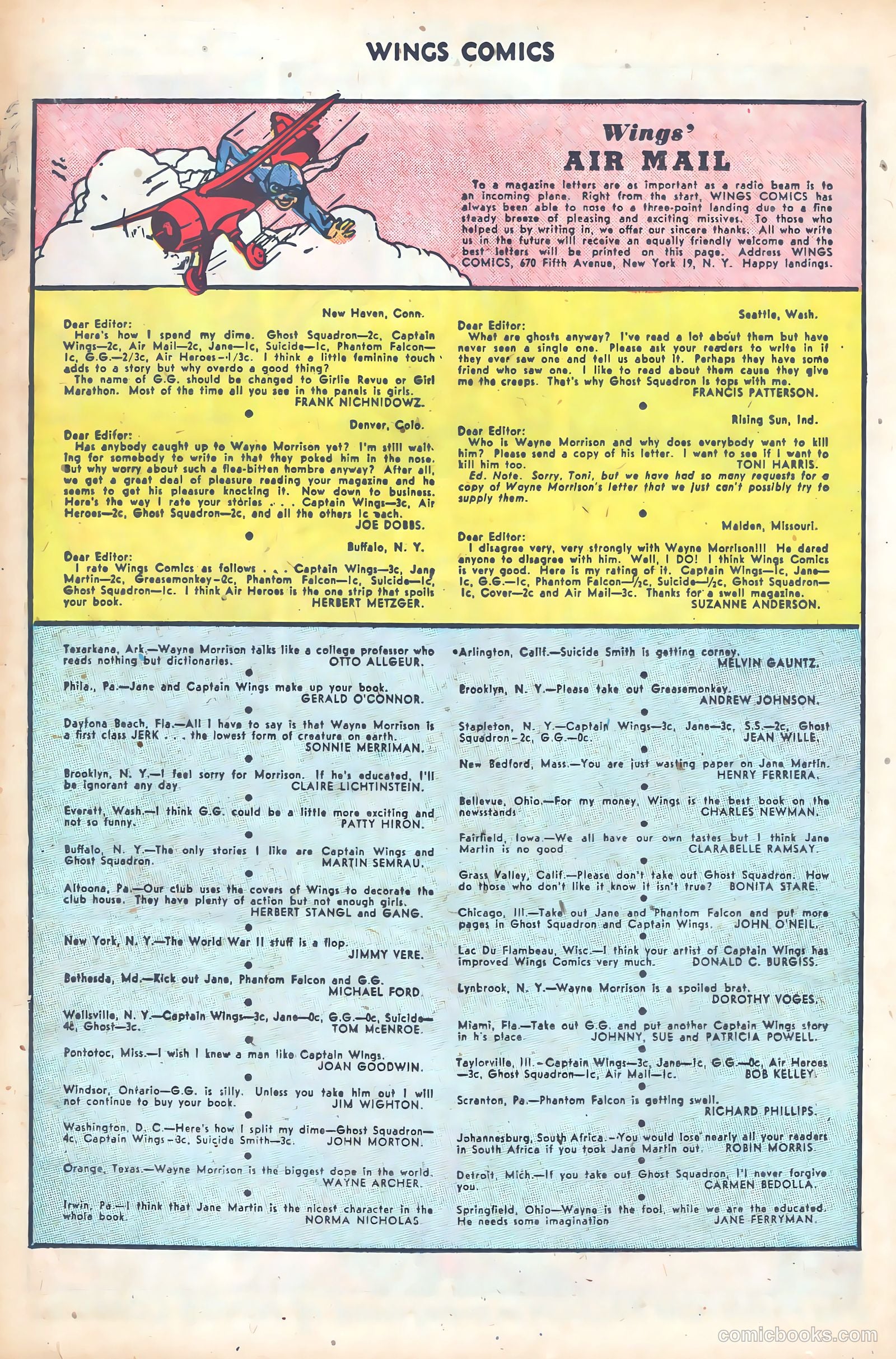 Wings Comics #81 (1947) — page 36 of 52
