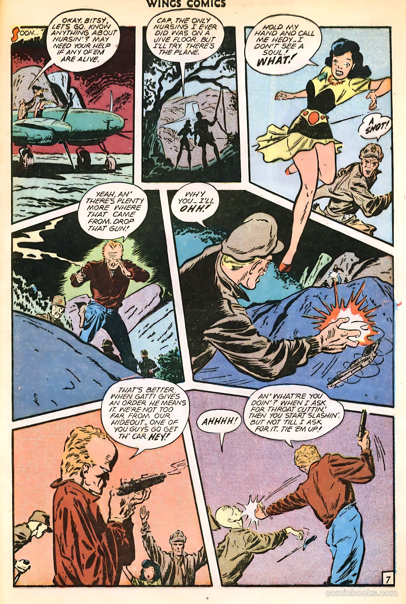 Wings Comics #82 (1947) — page 9 of 52