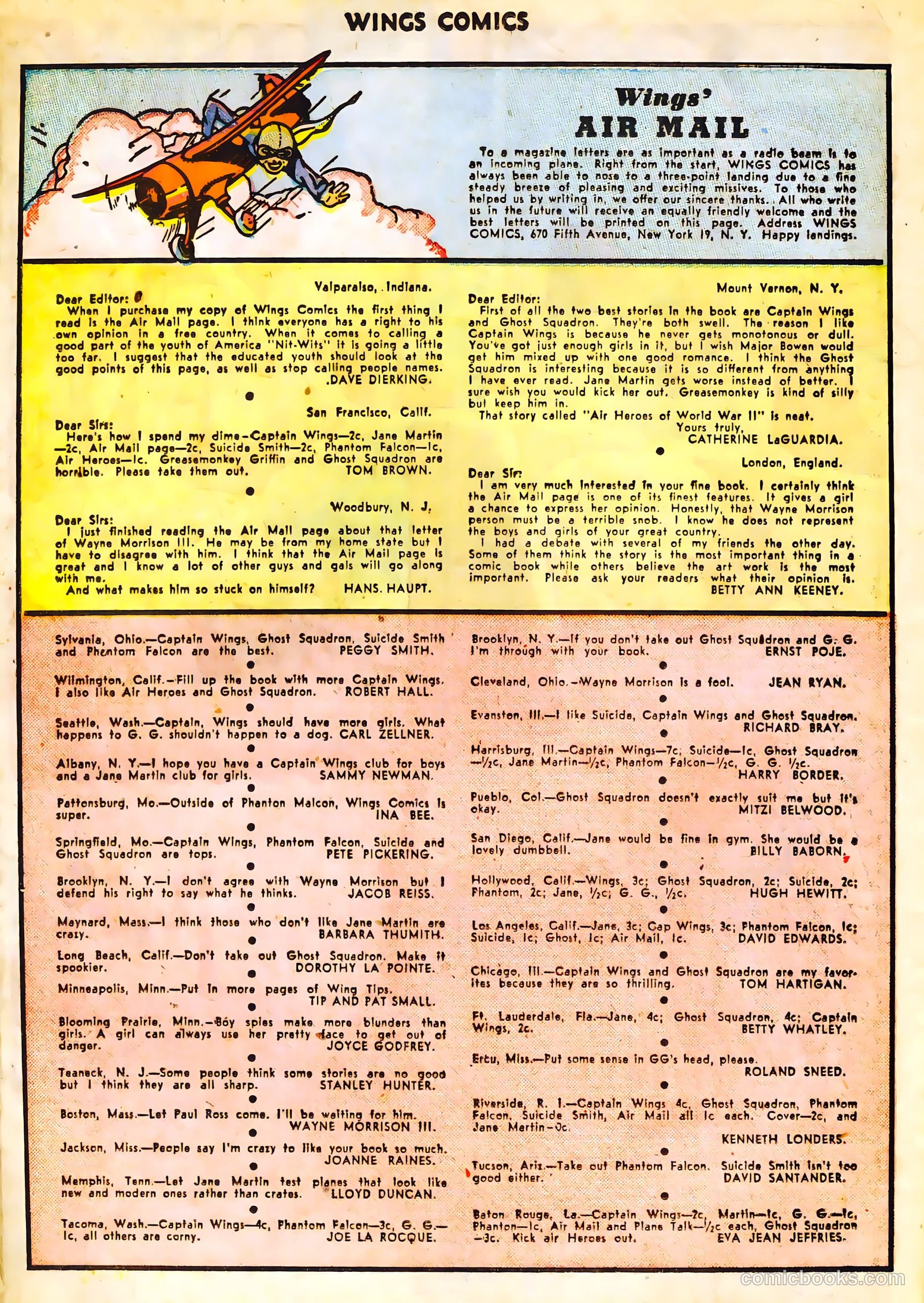 Wings Comics #82 (1947) — page 36 of 52