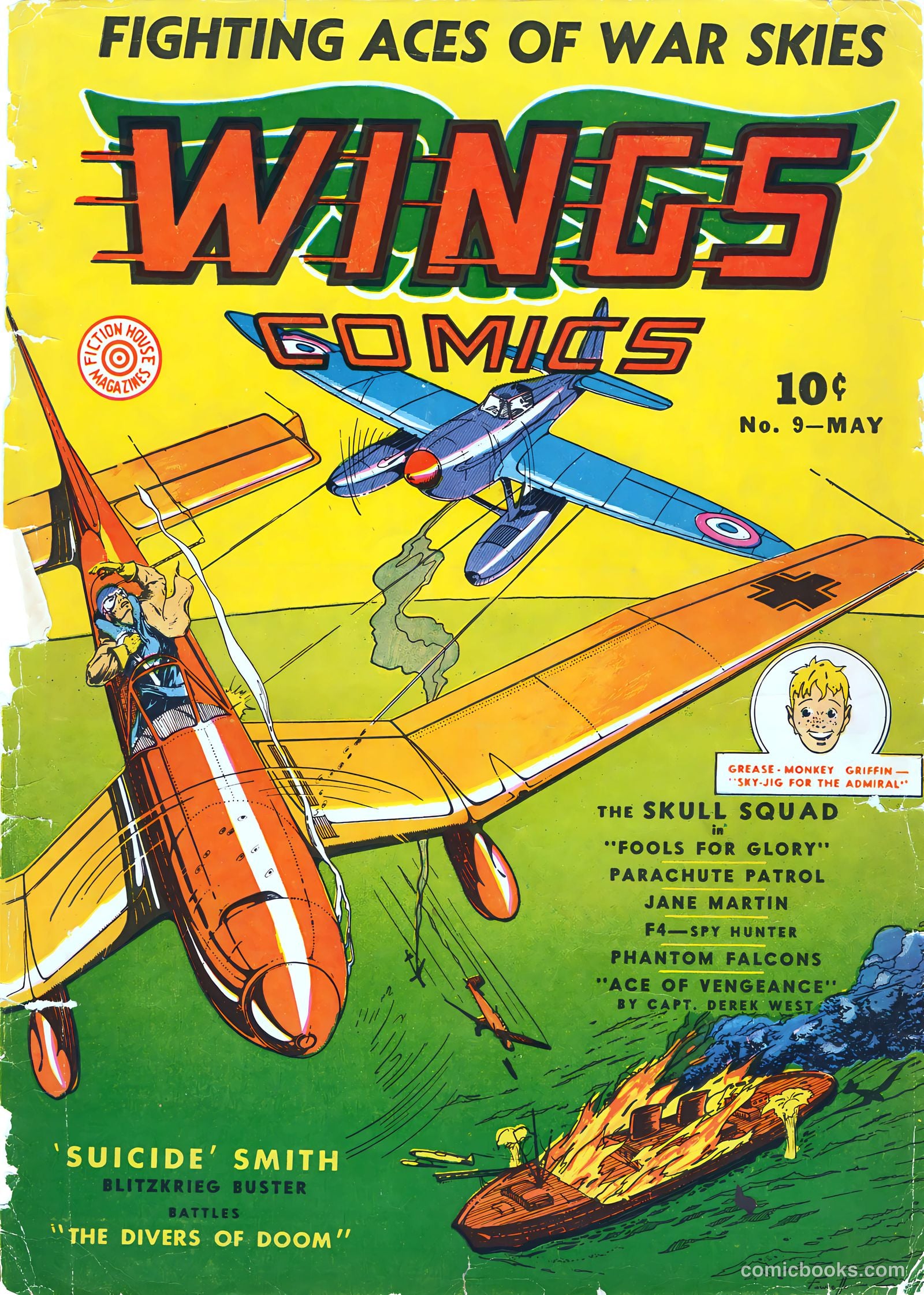 Wings Comics #9
