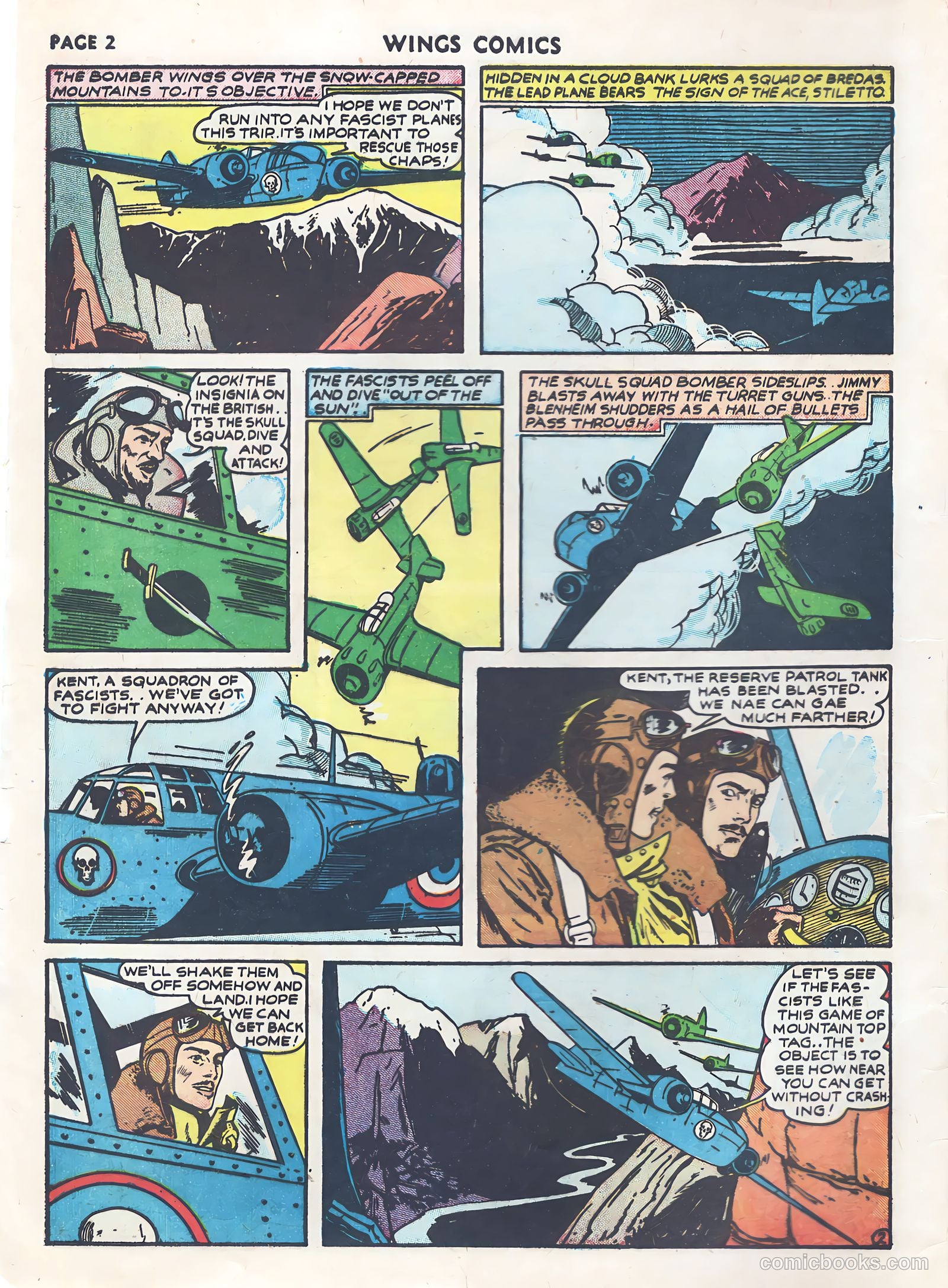 Wings Comics #9 (1941) — page 4 of 68
