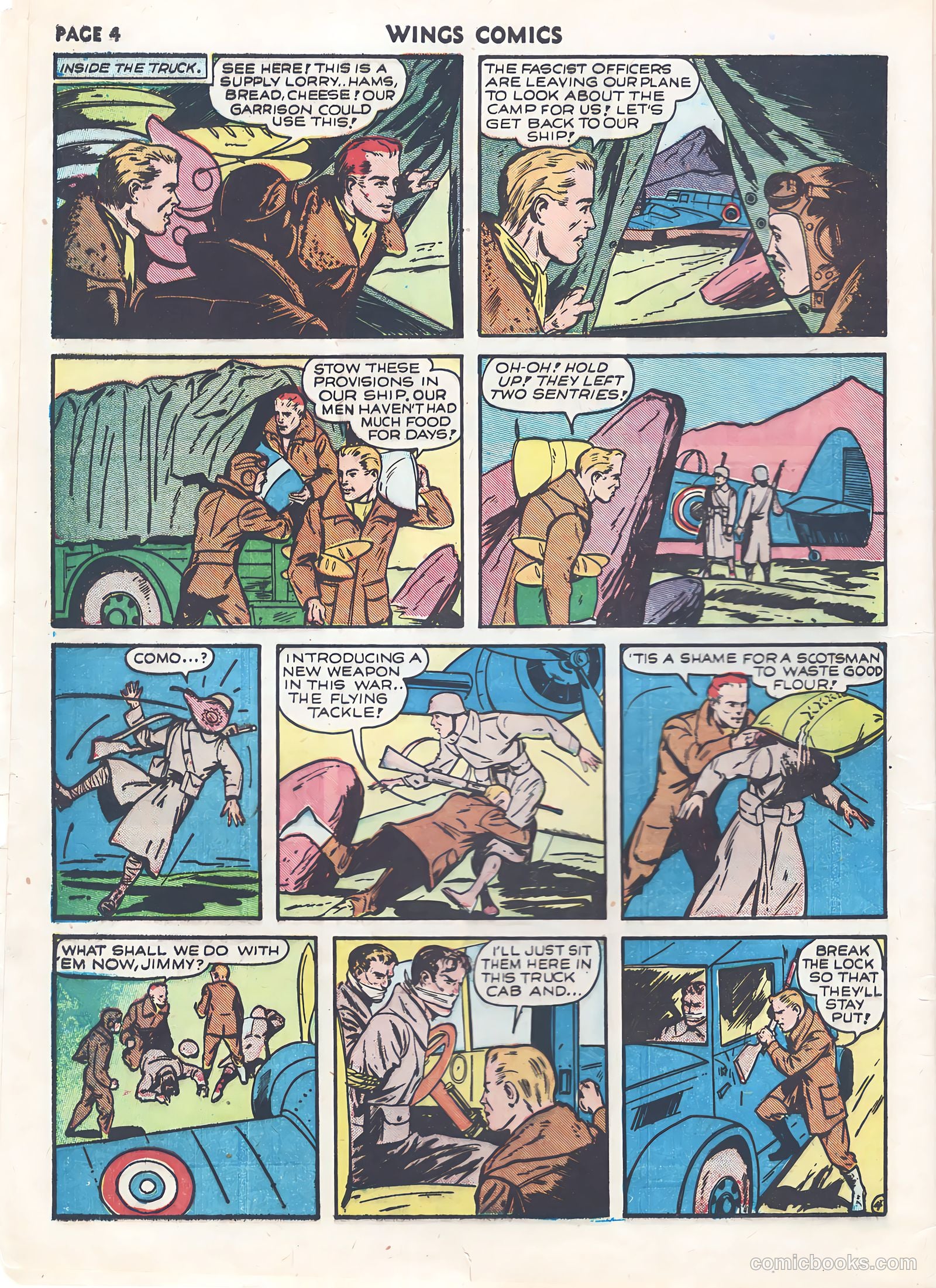 Wings Comics #9 (1941) — page 6 of 68