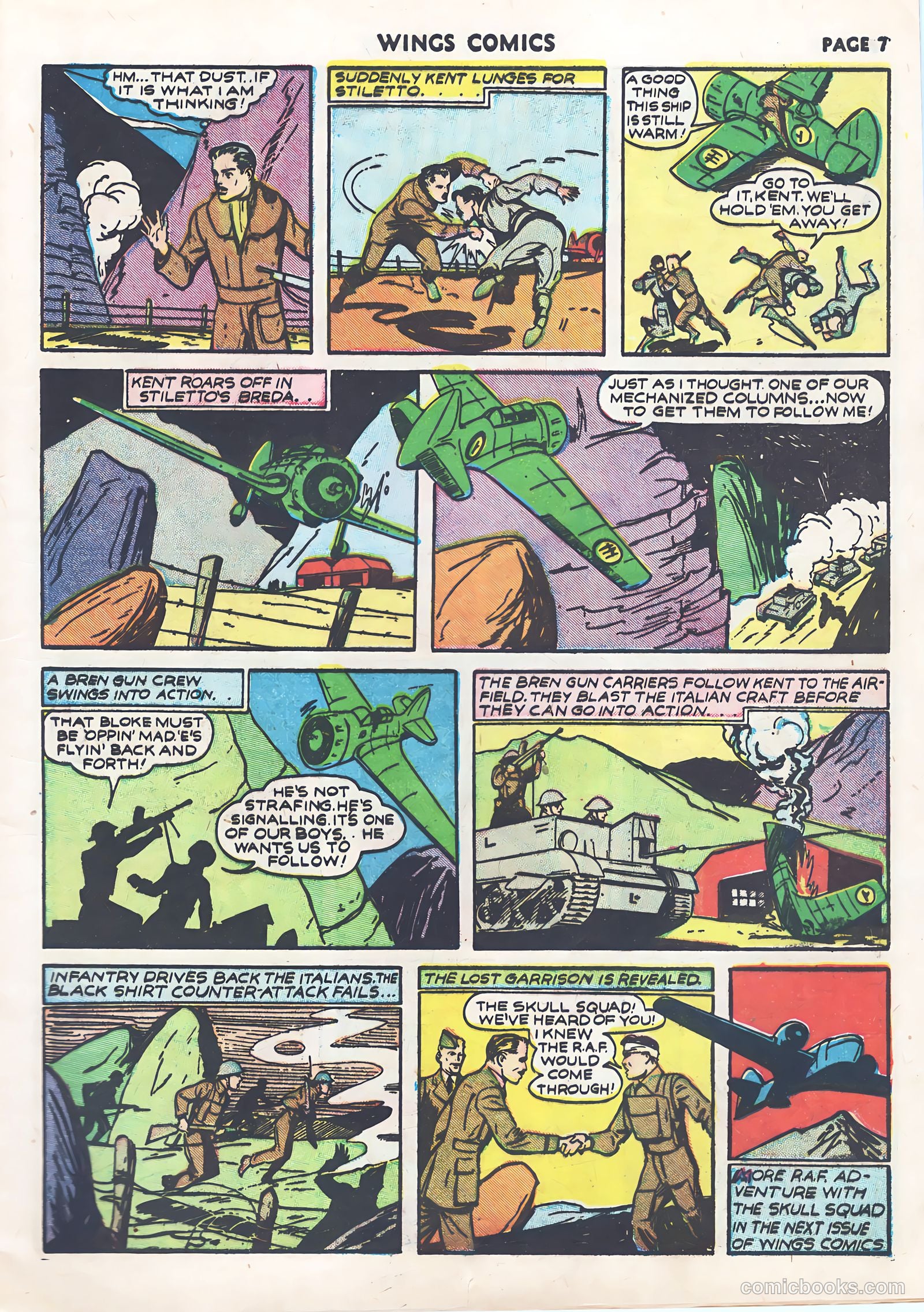 Wings Comics #9 (1941) — page 9 of 68