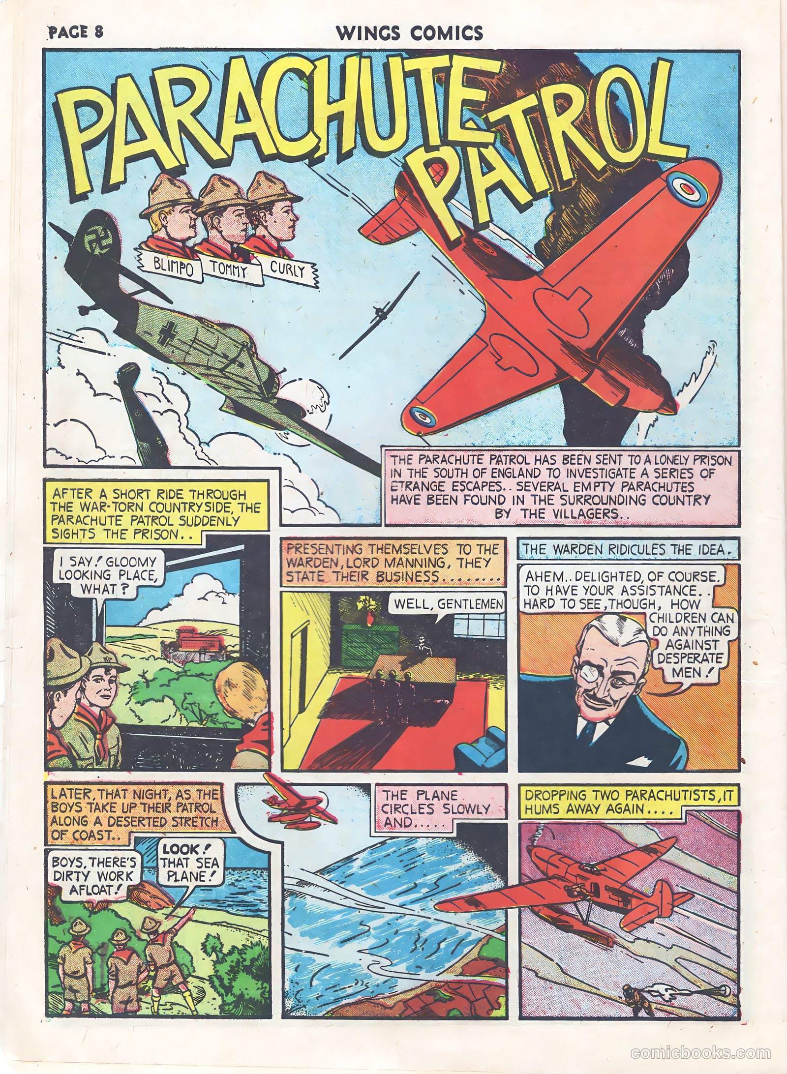 Wings Comics #9 (1941) — page 10 of 68