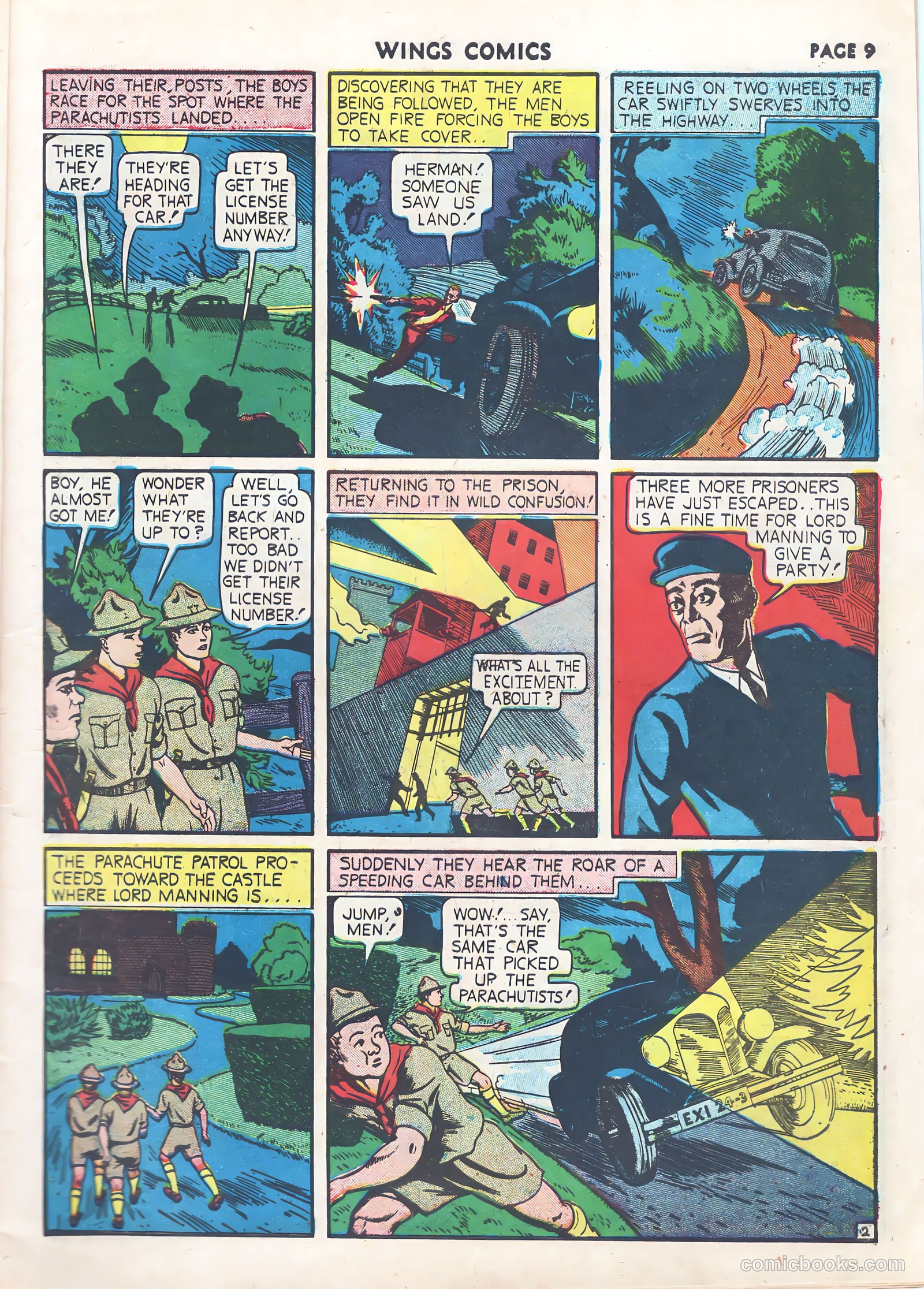 Wings Comics #9 (1941) — page 11 of 68
