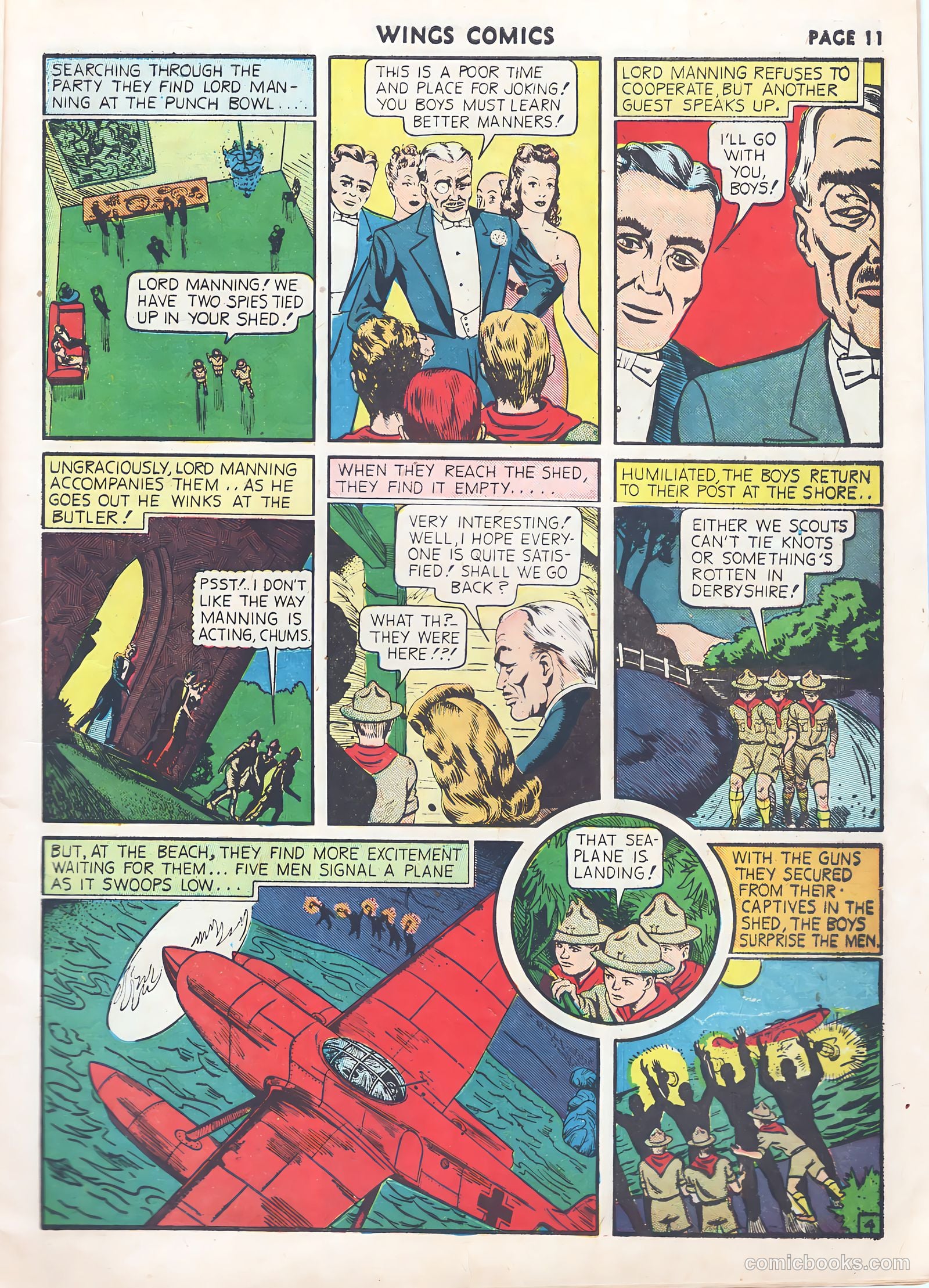 Wings Comics #9 (1941) — page 13 of 68