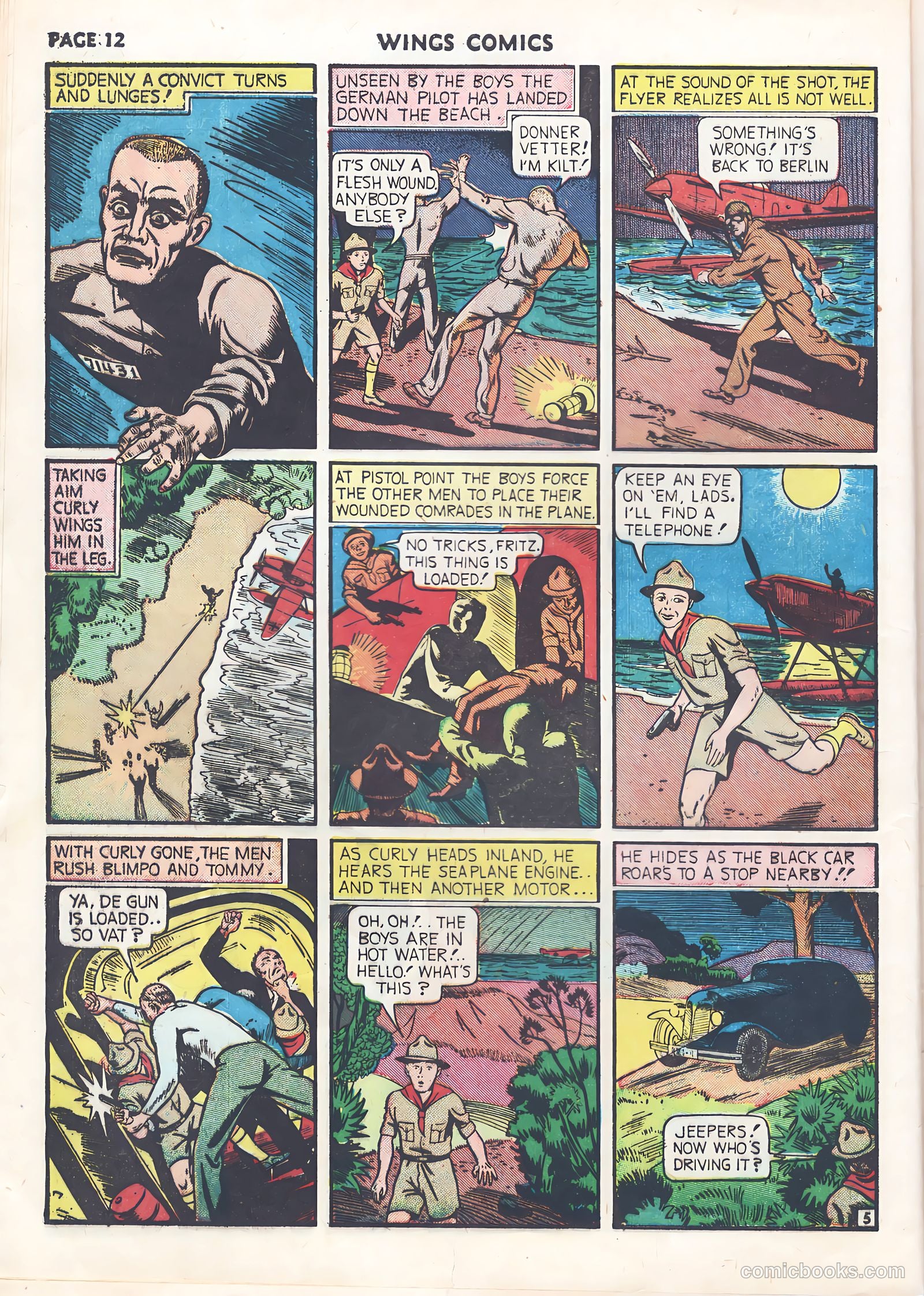 Wings Comics #9 (1941) — page 14 of 68