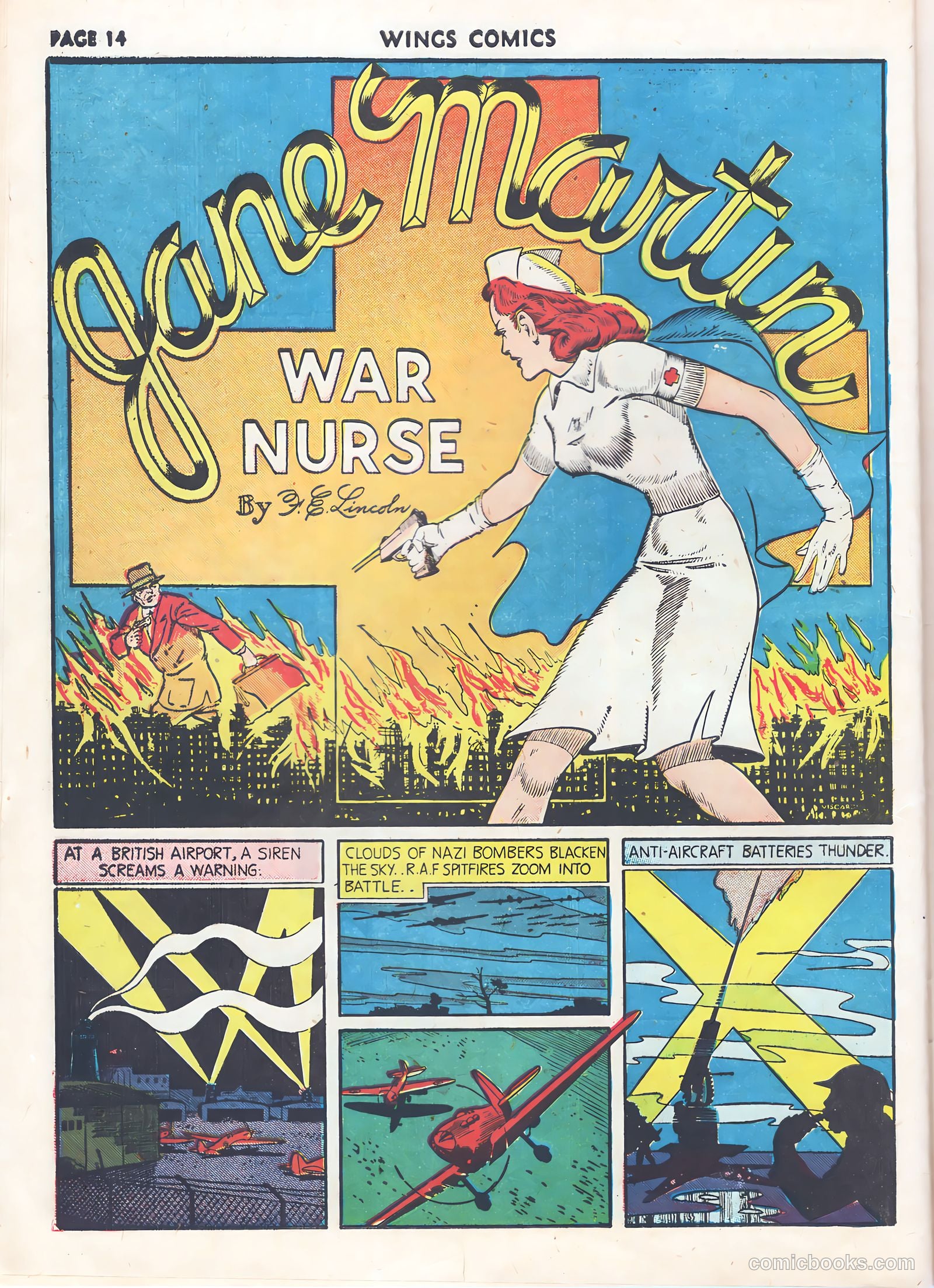 Wings Comics #9 (1941) — page 16 of 68