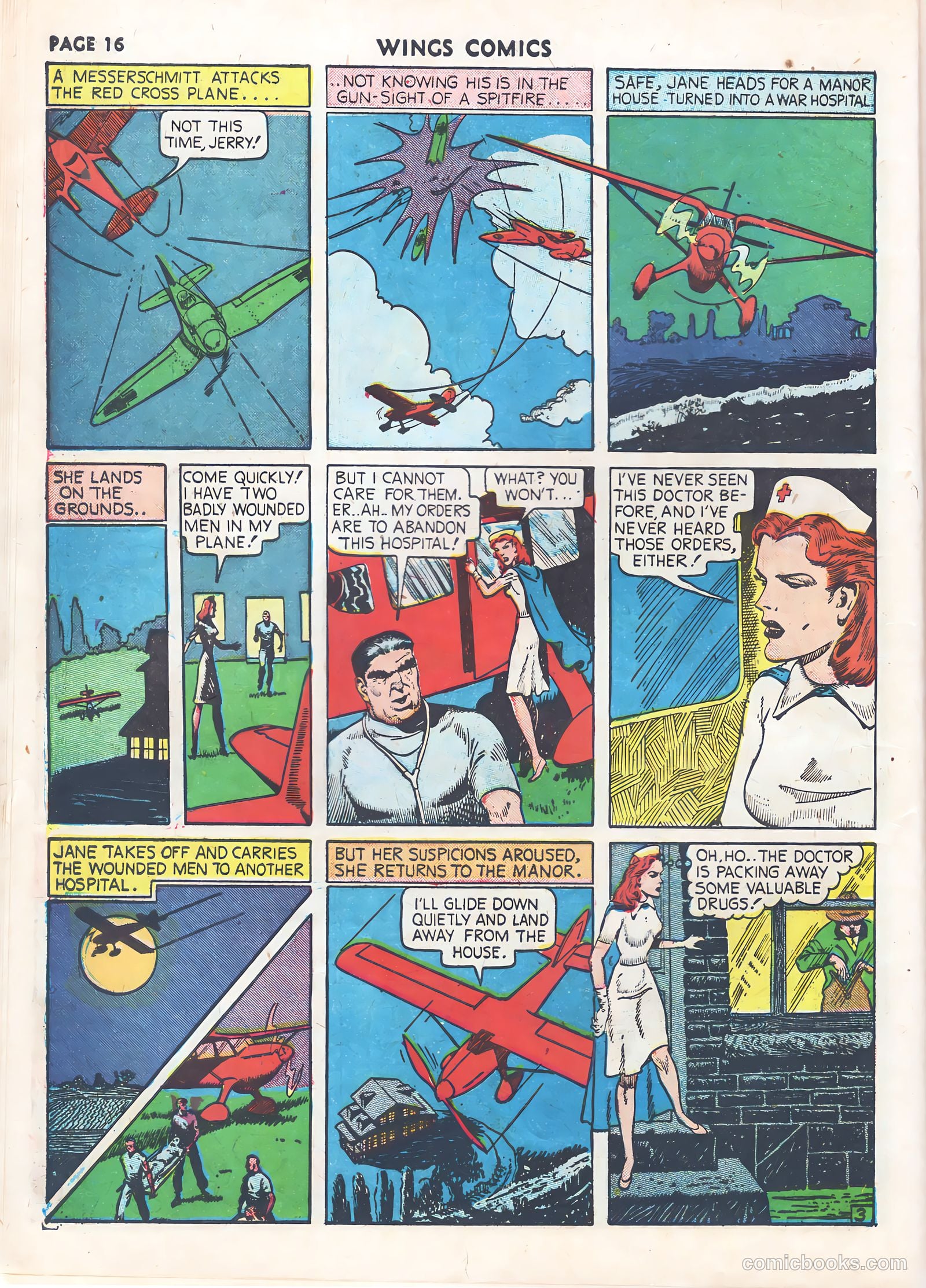 Wings Comics #9 (1941) — page 18 of 68