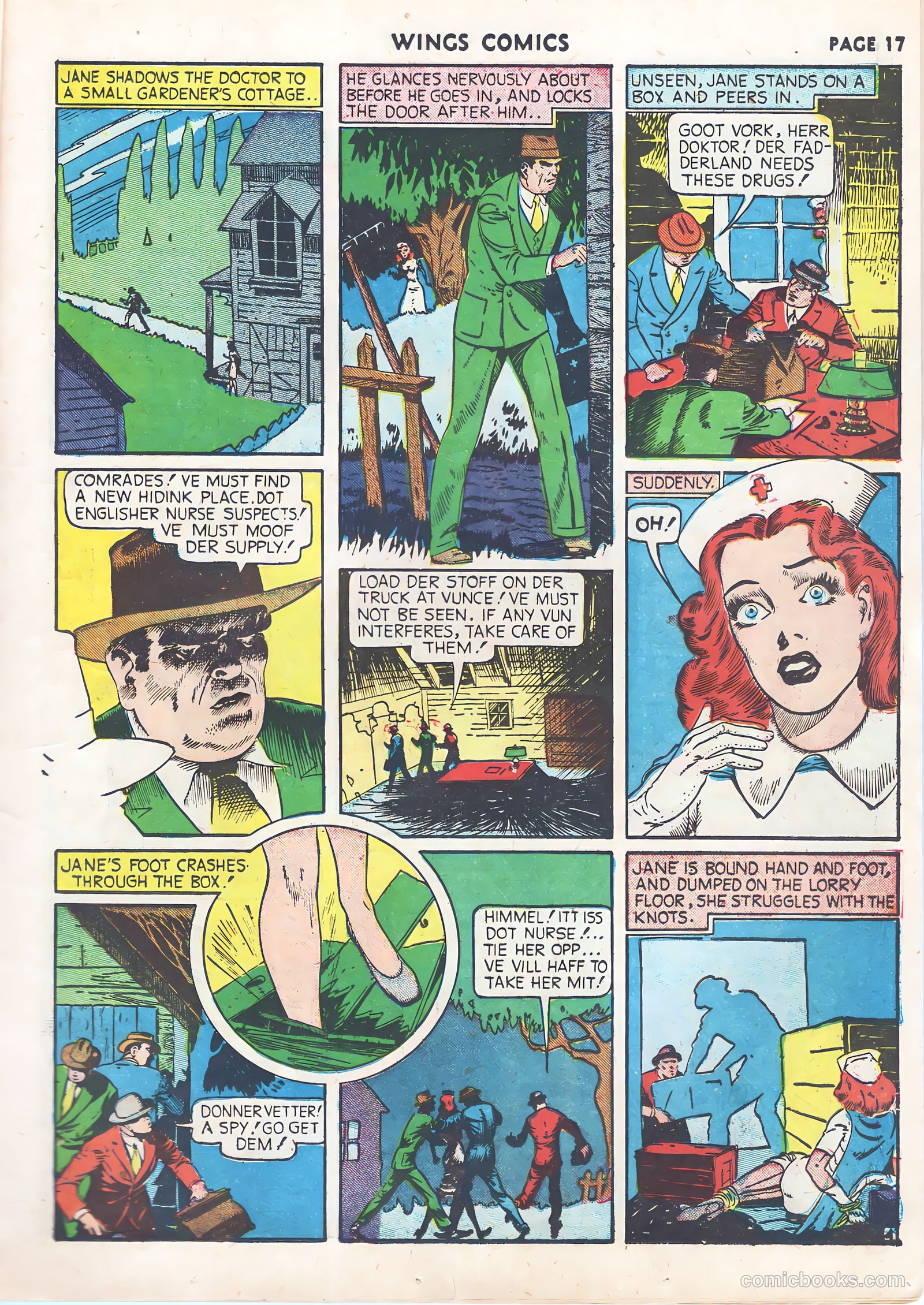 Wings Comics #9 (1941) — page 19 of 68