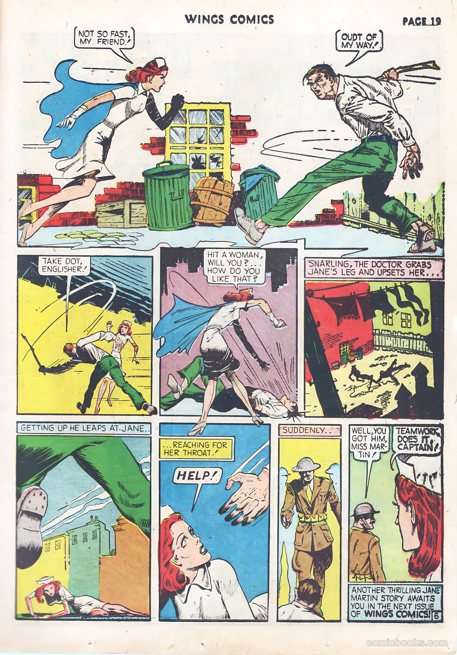 Wings Comics #9 (1941) — page 21 of 68