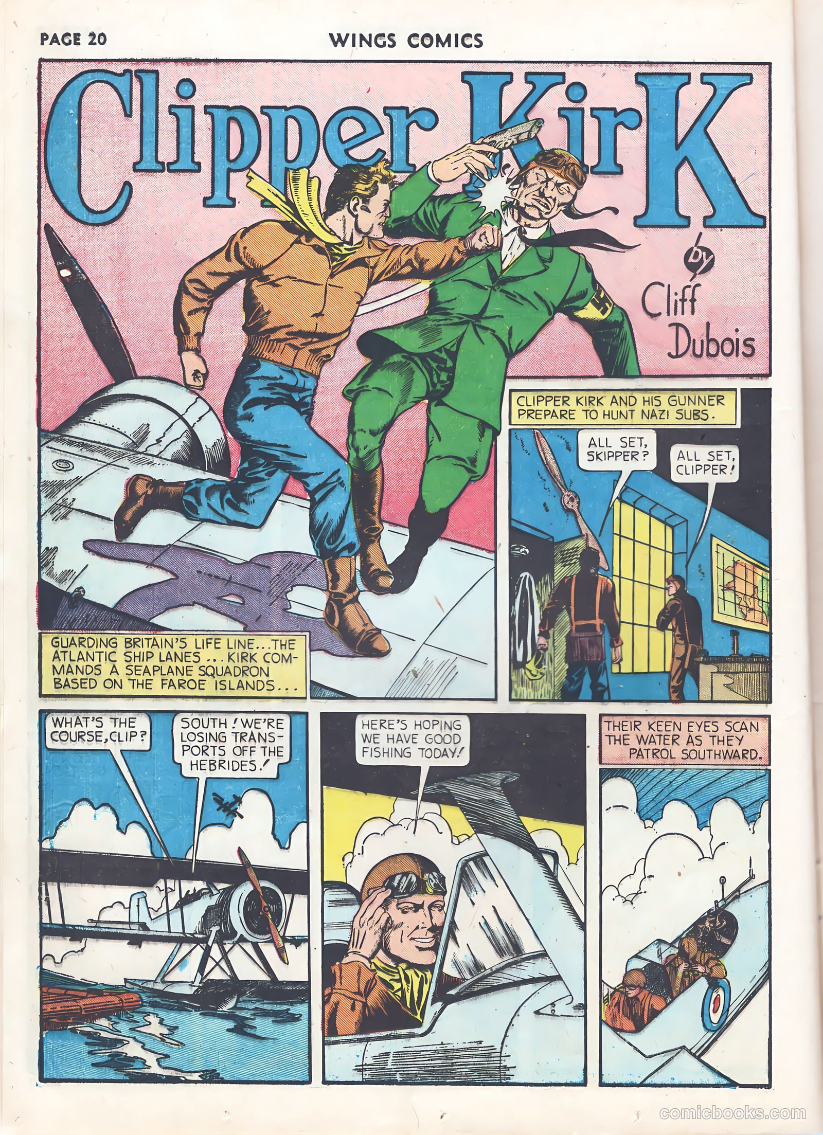 Wings Comics #9 (1941) — page 22 of 68