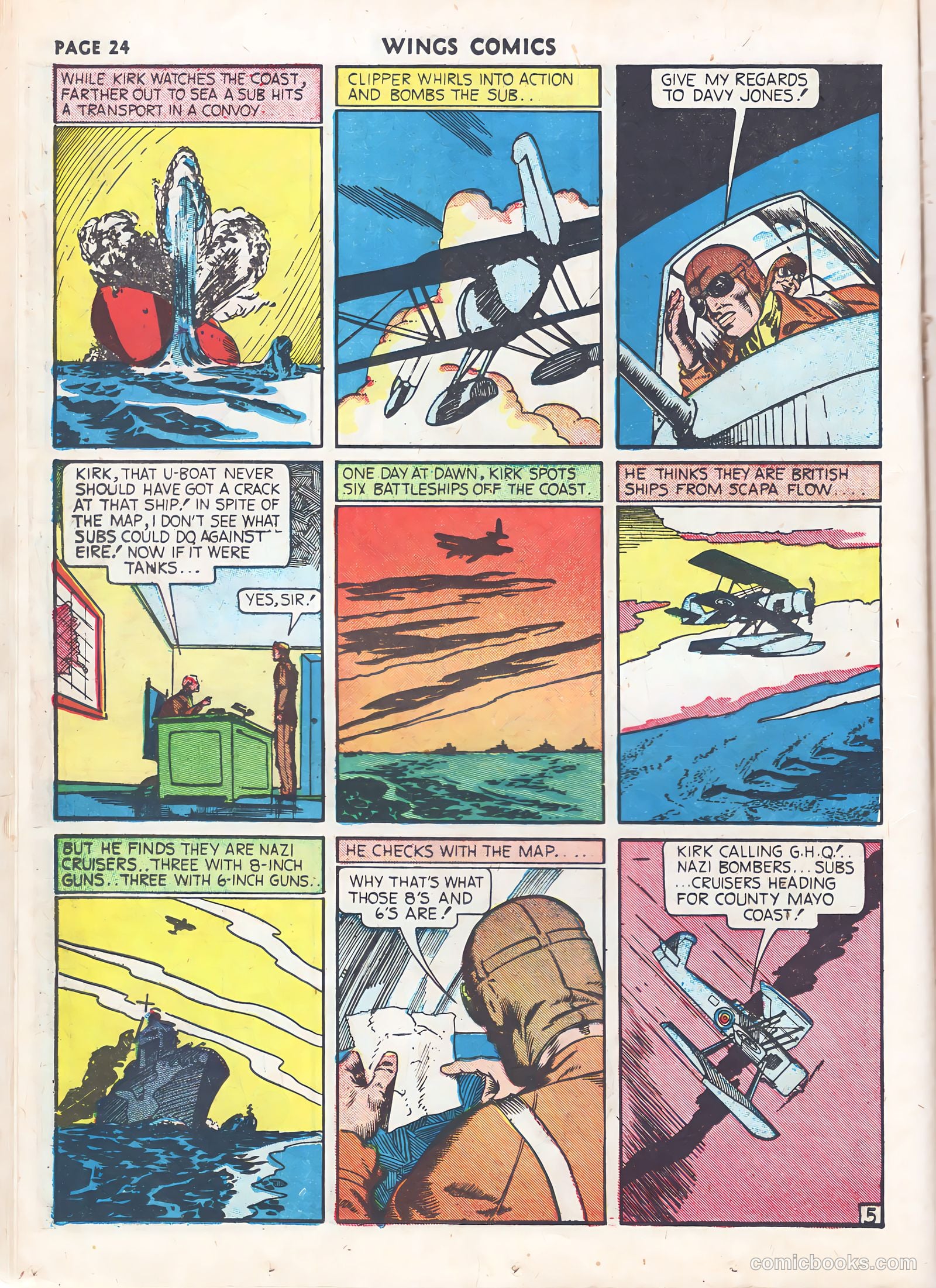 Wings Comics #9 (1941) — page 26 of 68