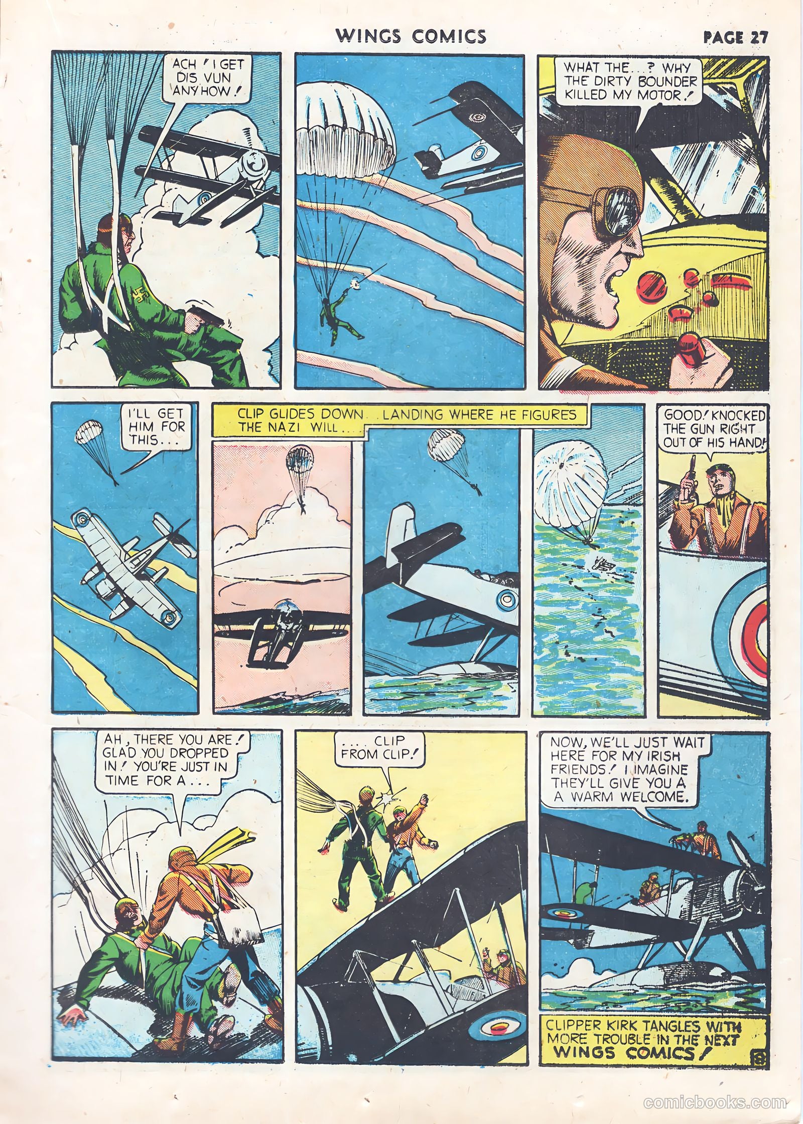 Wings Comics #9 (1941) — page 29 of 68