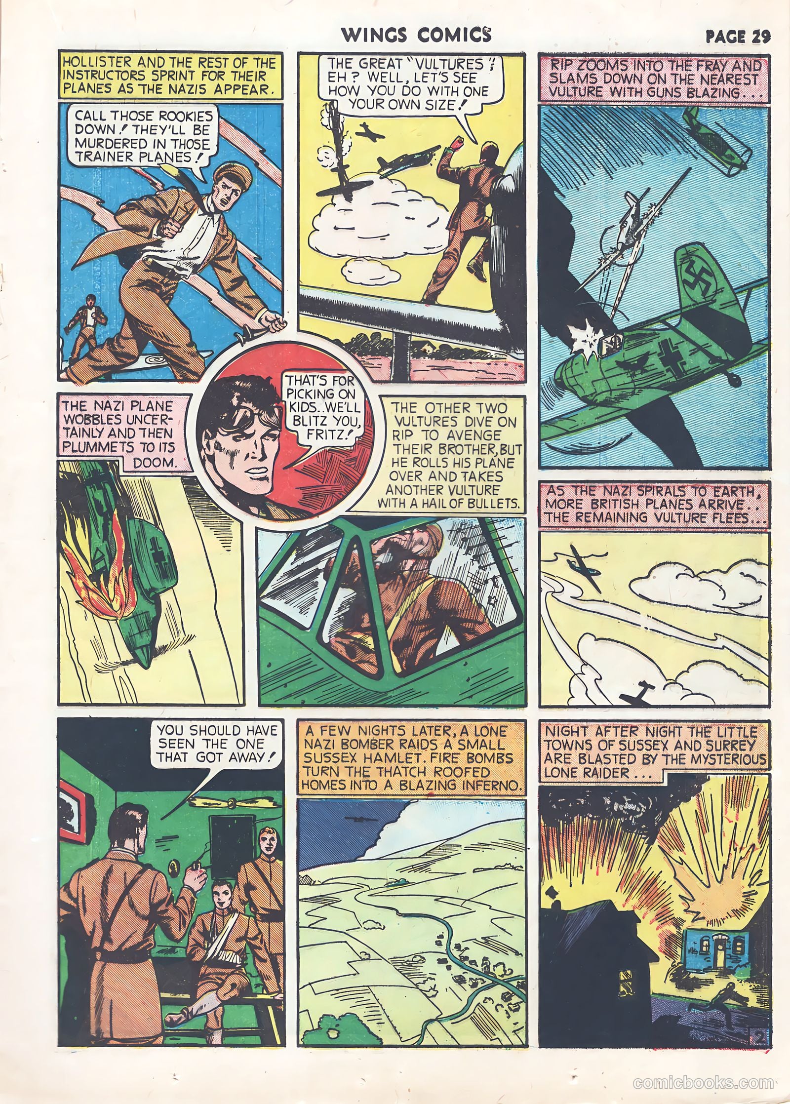 Wings Comics #9 (1941) — page 31 of 68