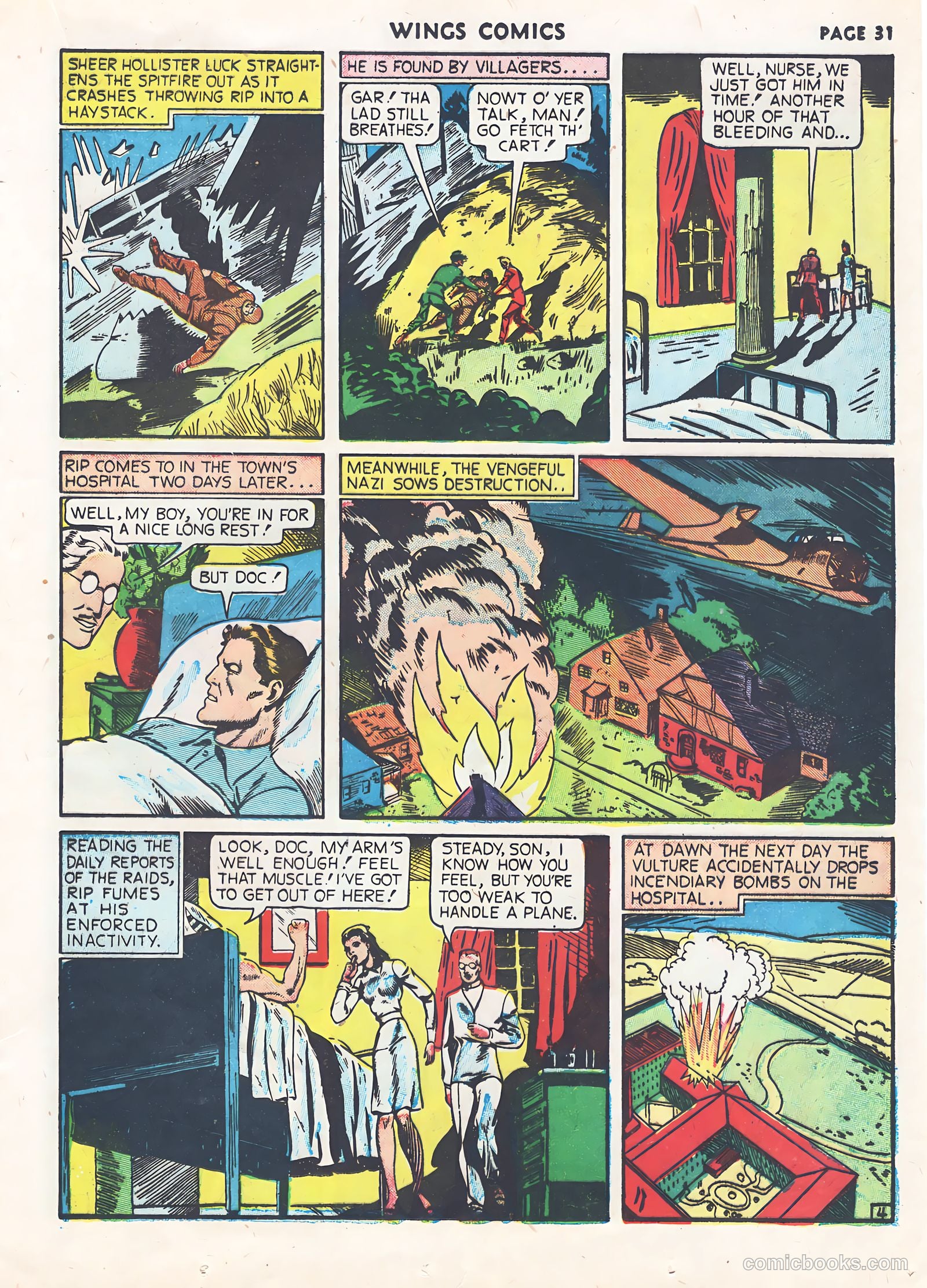 Wings Comics #9 (1941) — page 33 of 68
