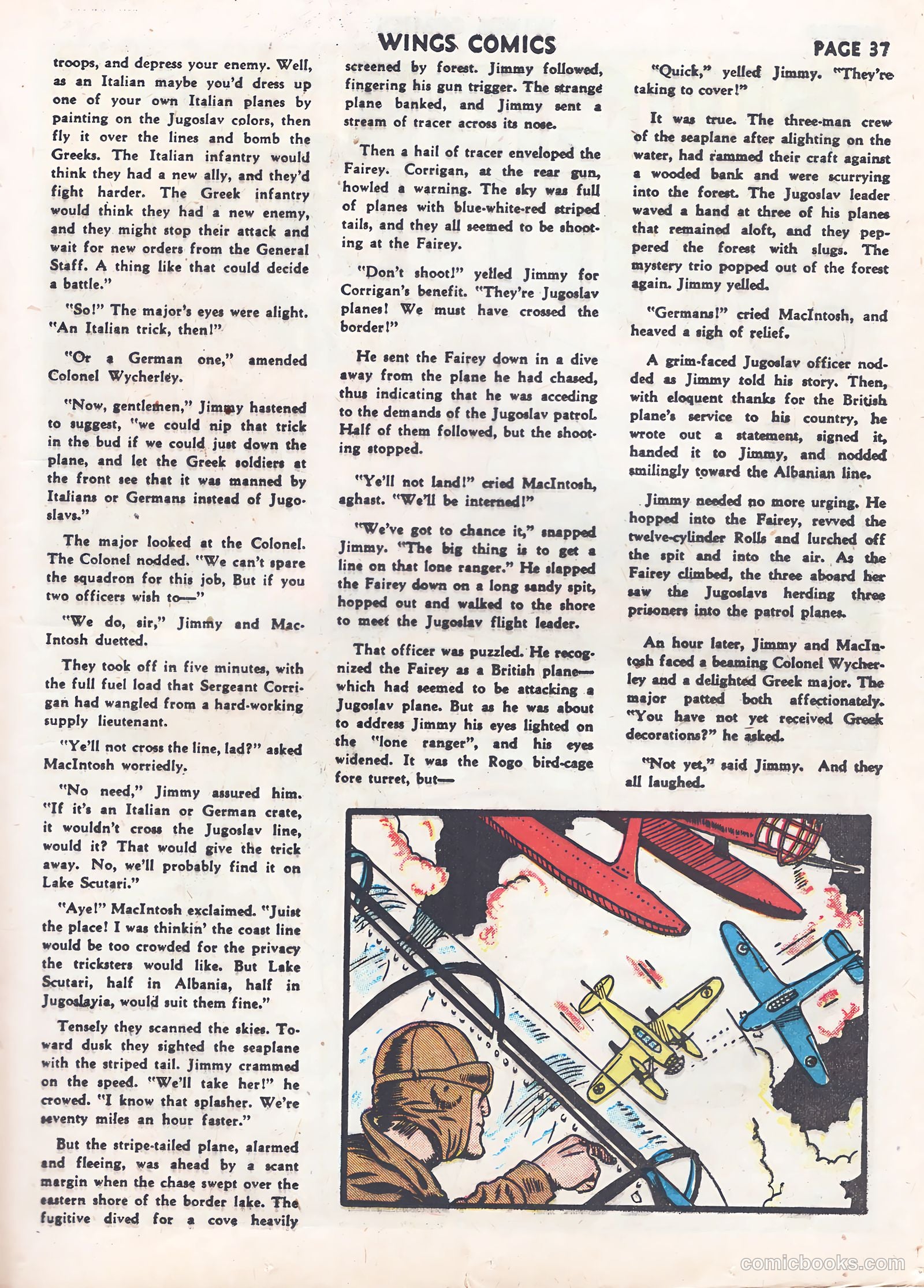 Wings Comics #9 (1941) — page 39 of 68