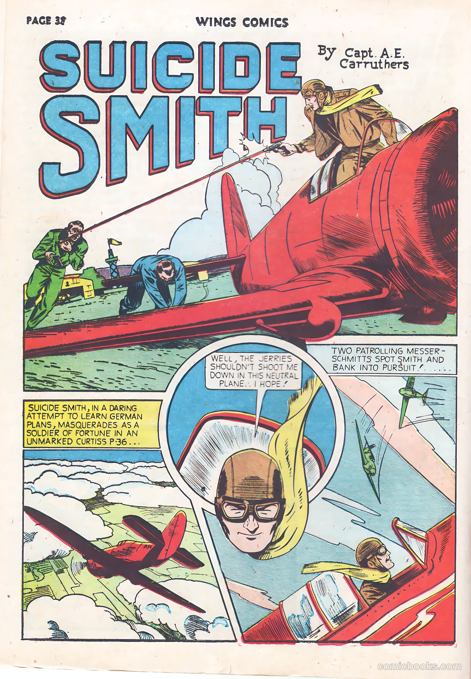 Wings Comics #9 (1941) — page 40 of 68