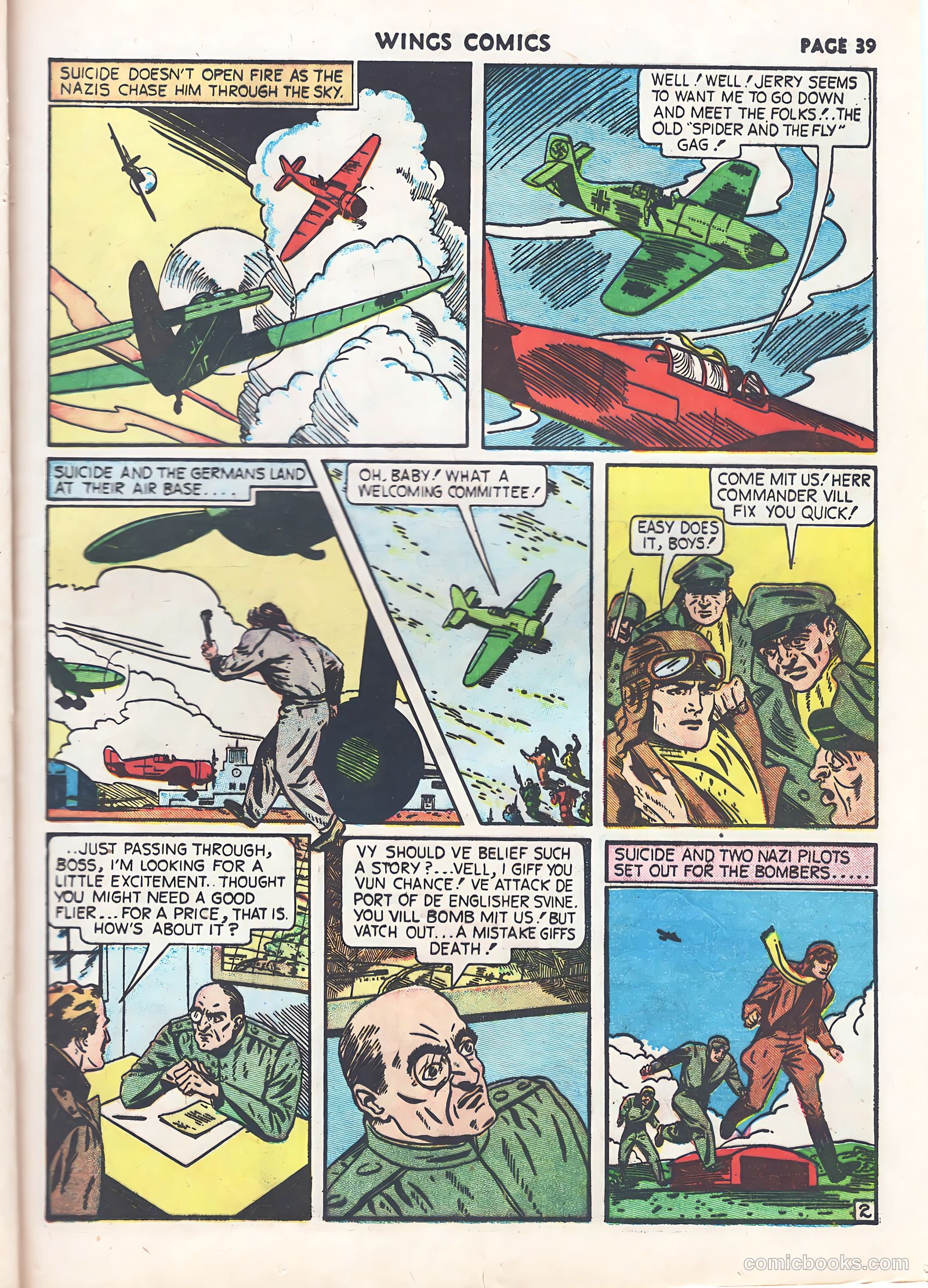 Wings Comics #9 (1941) — page 41 of 68