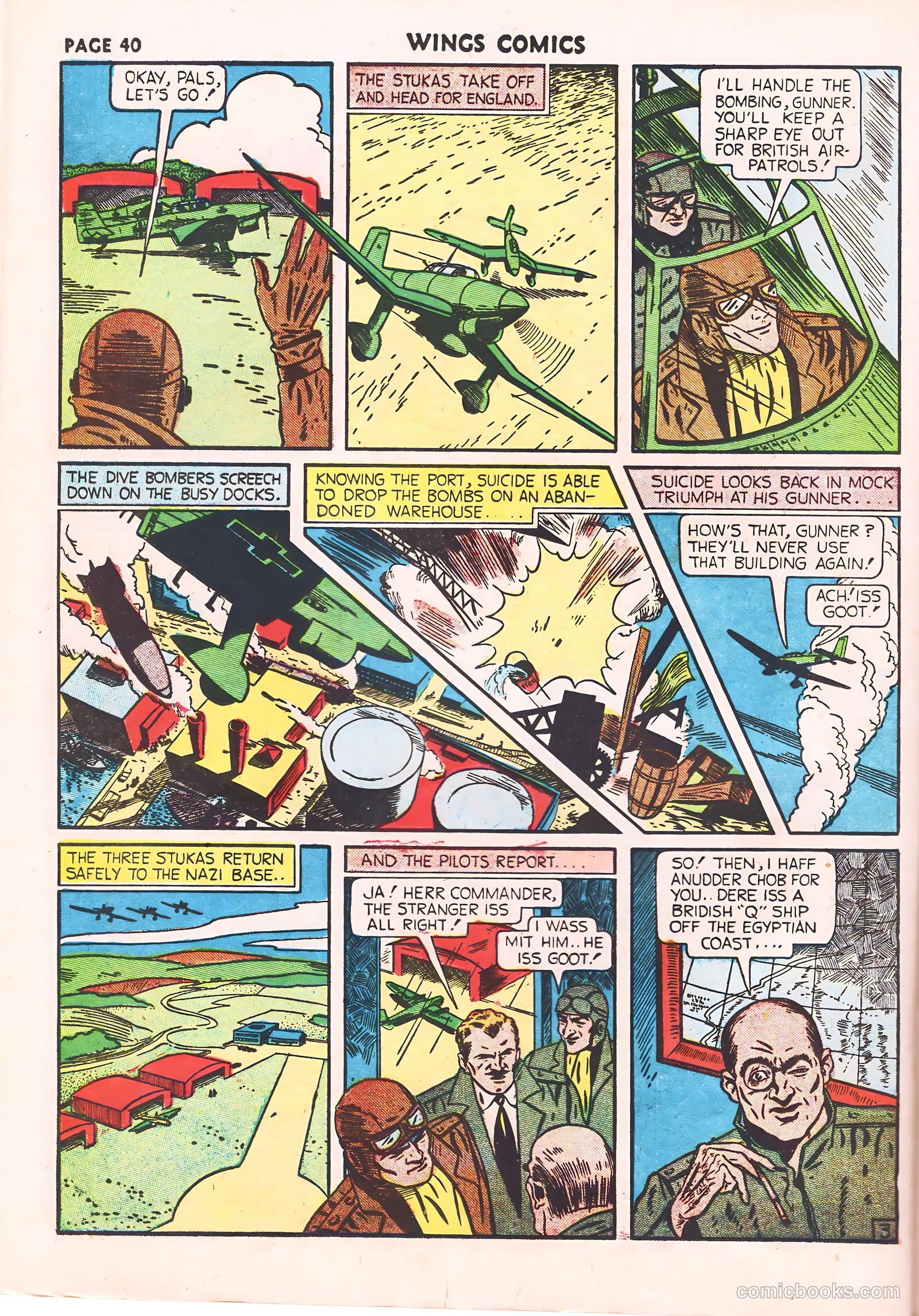 Wings Comics #9 (1941) — page 42 of 68