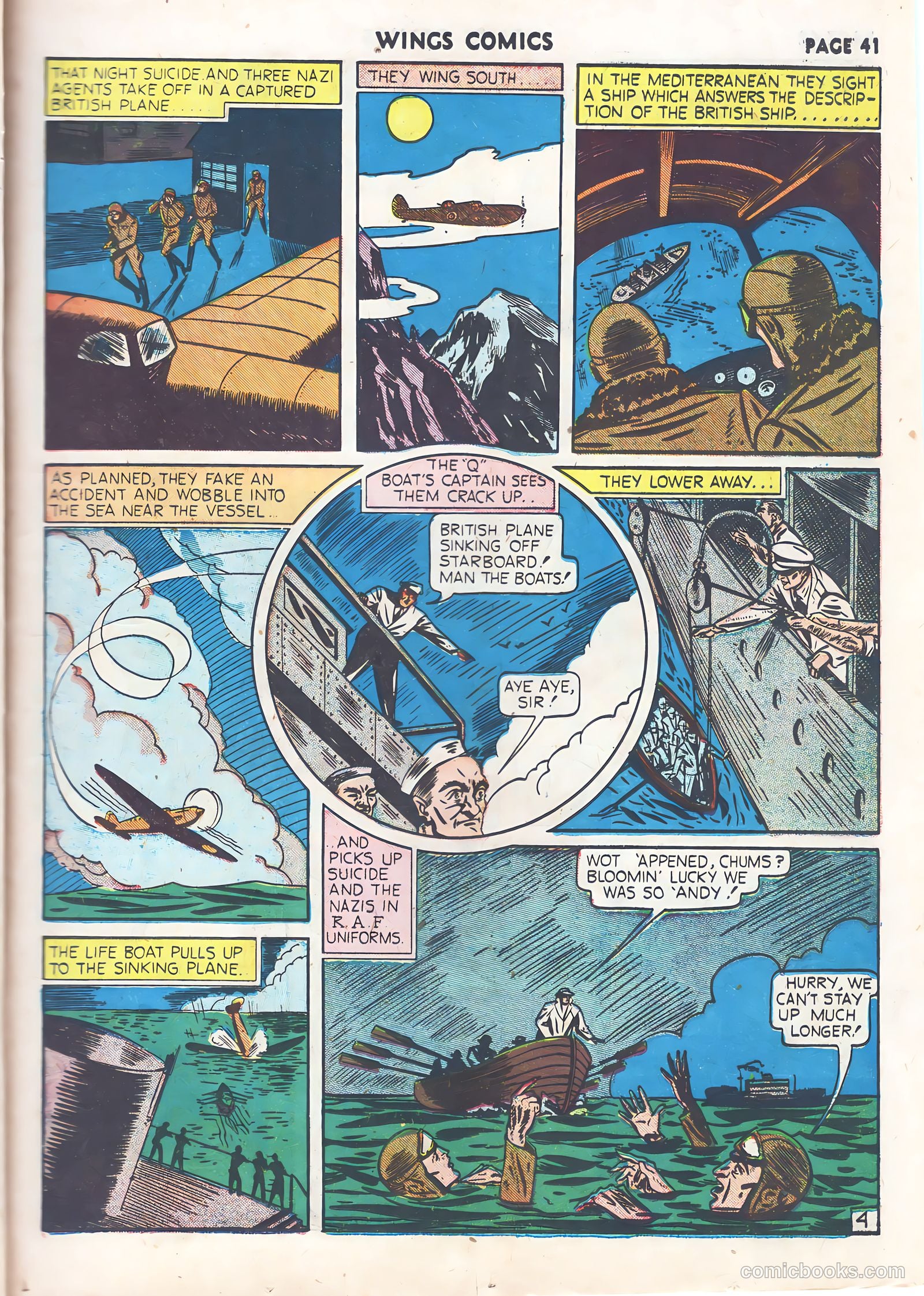 Wings Comics #9 (1941) — page 43 of 68