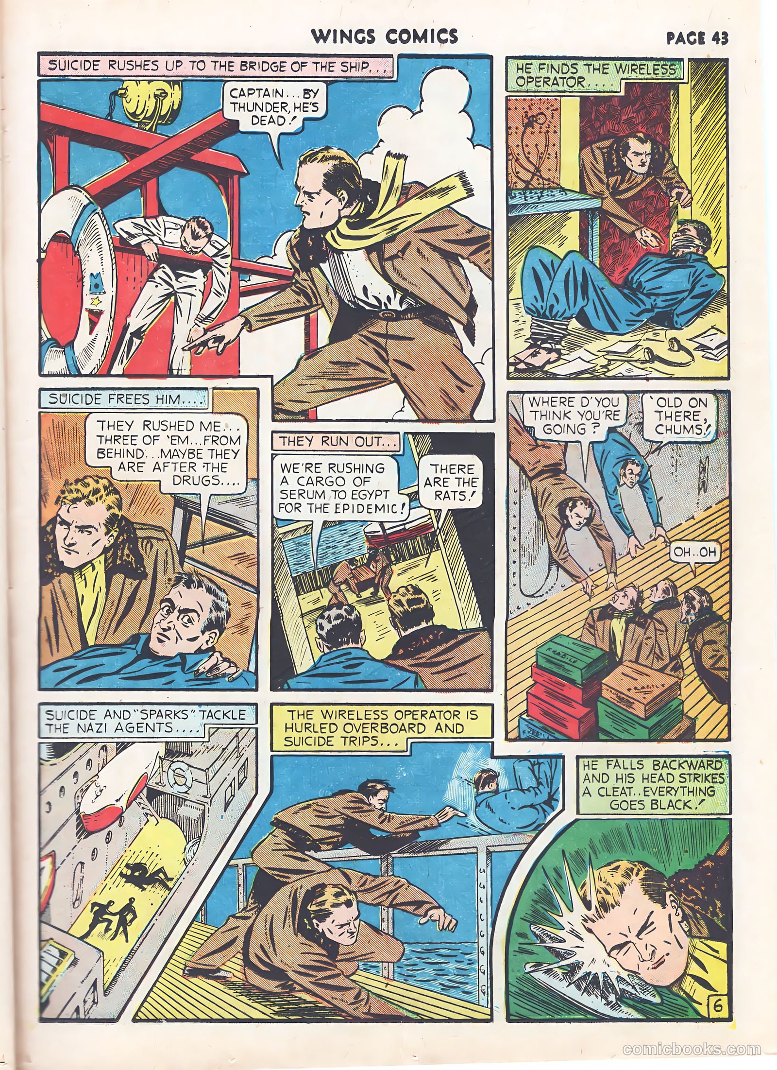 Wings Comics #9 (1941) — page 45 of 68