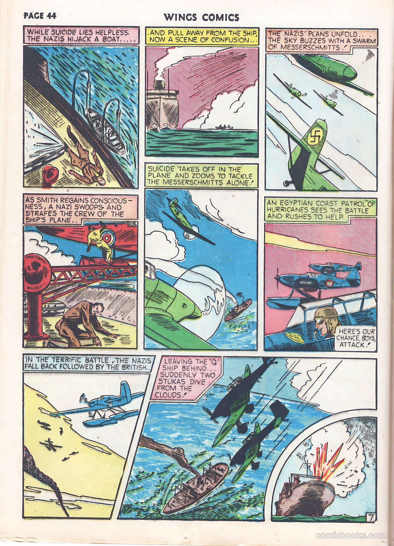 Wings Comics #9 (1941) — page 46 of 68