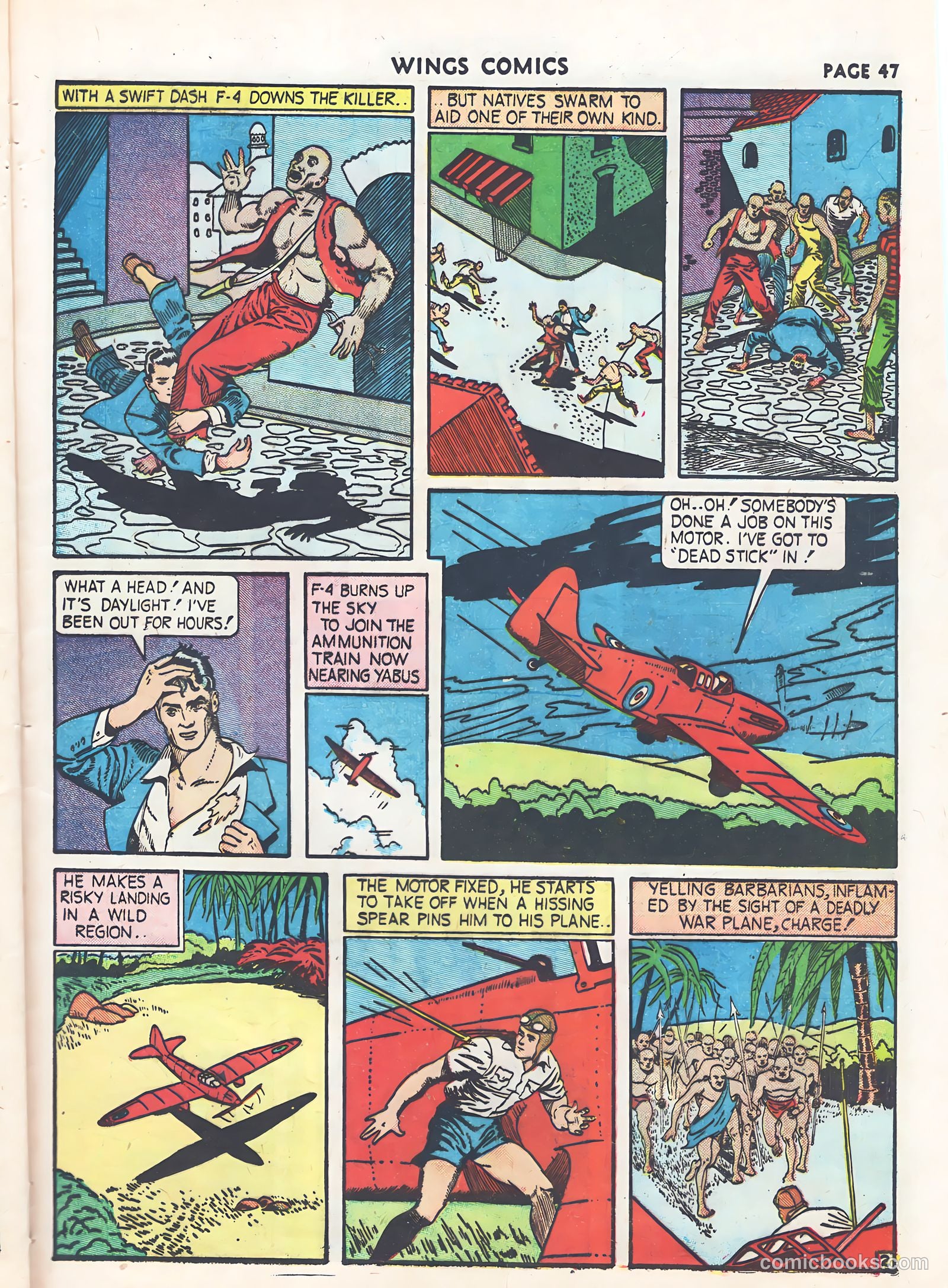 Wings Comics #9 (1941) — page 49 of 68