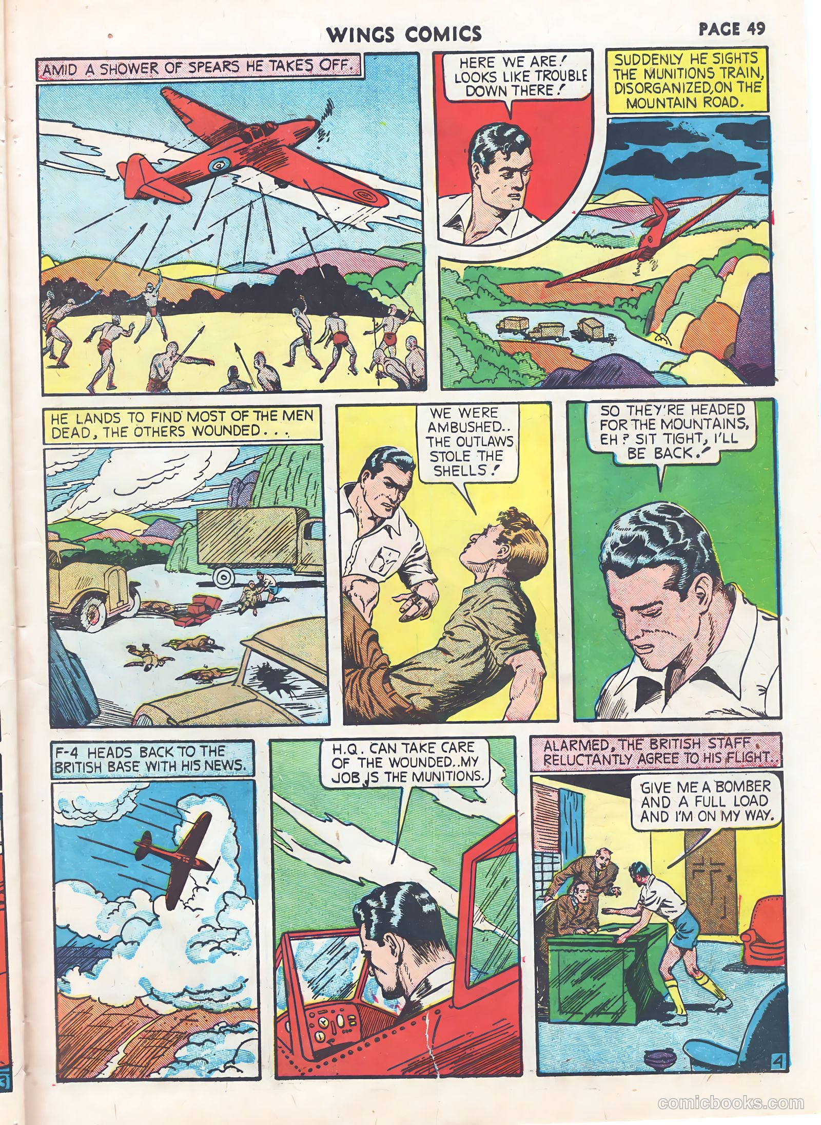 Wings Comics #9 (1941) — page 51 of 68