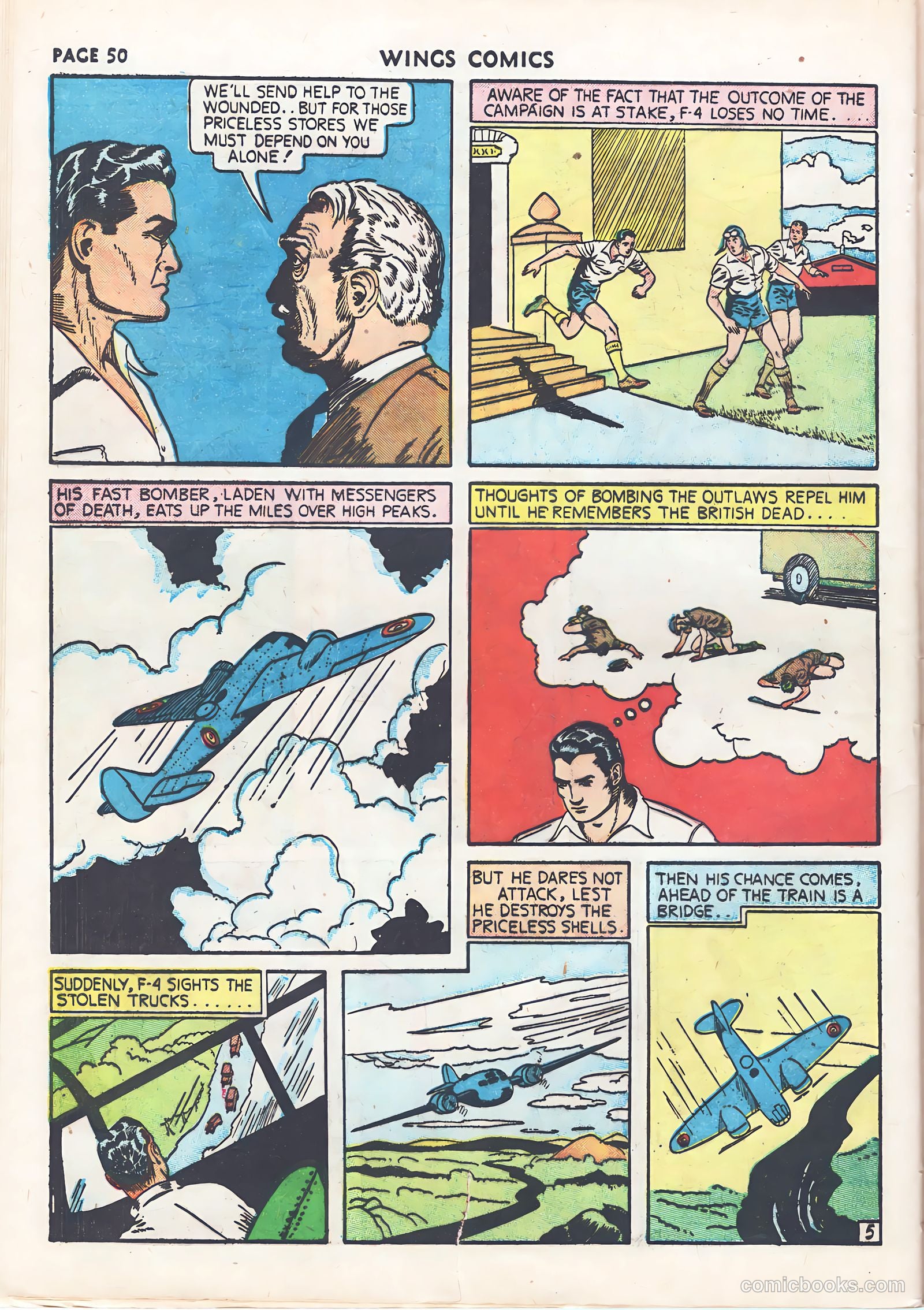 Wings Comics #9 (1941) — page 52 of 68