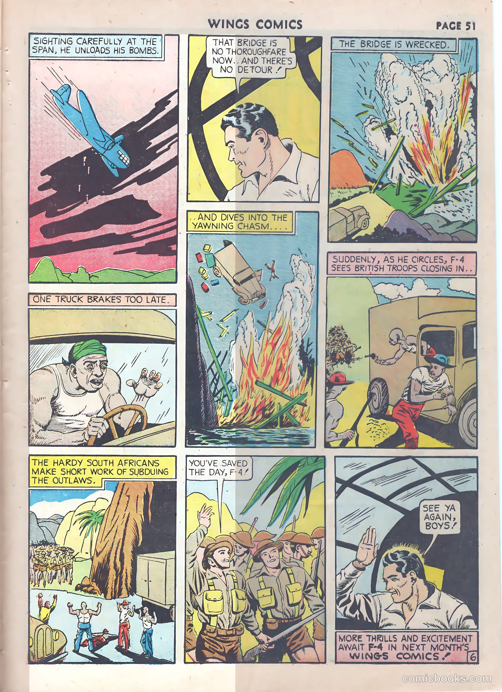 Wings Comics #9 (1941) — page 53 of 68