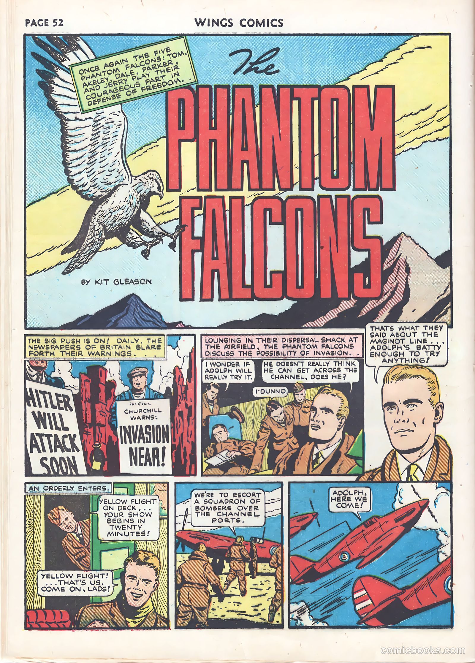 Wings Comics #9 (1941) — page 54 of 68