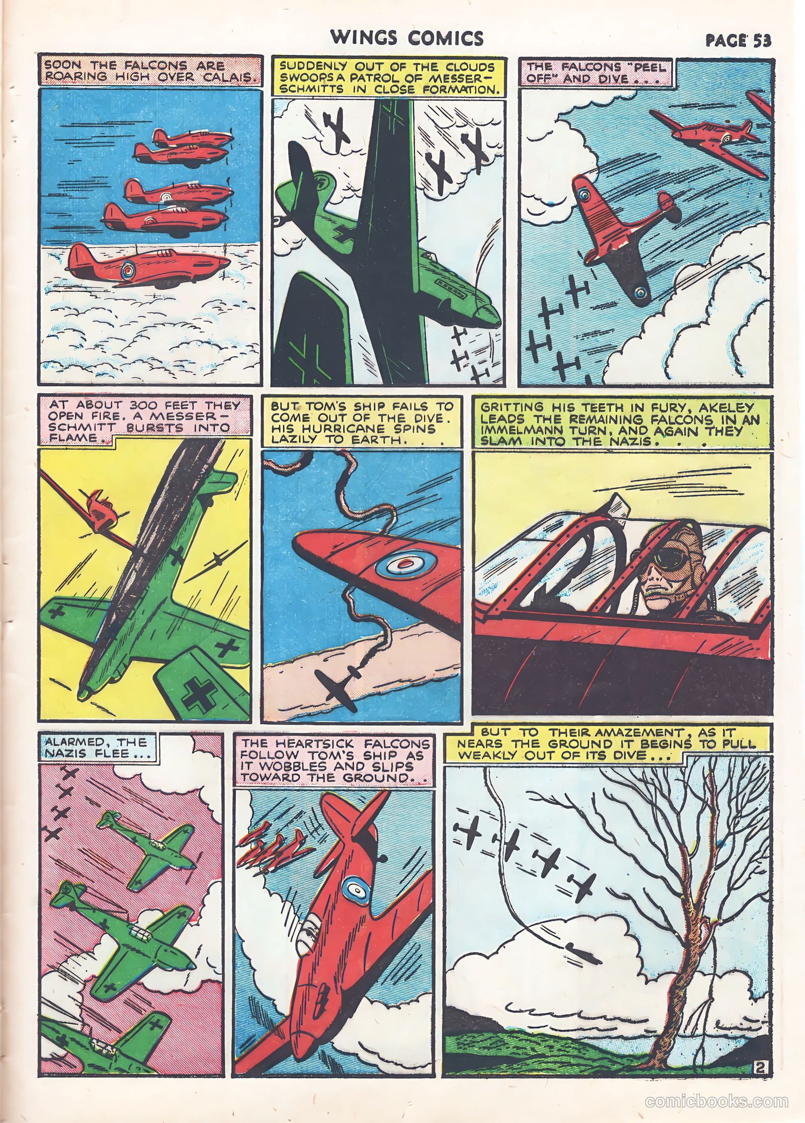 Wings Comics #9 (1941) — page 55 of 68