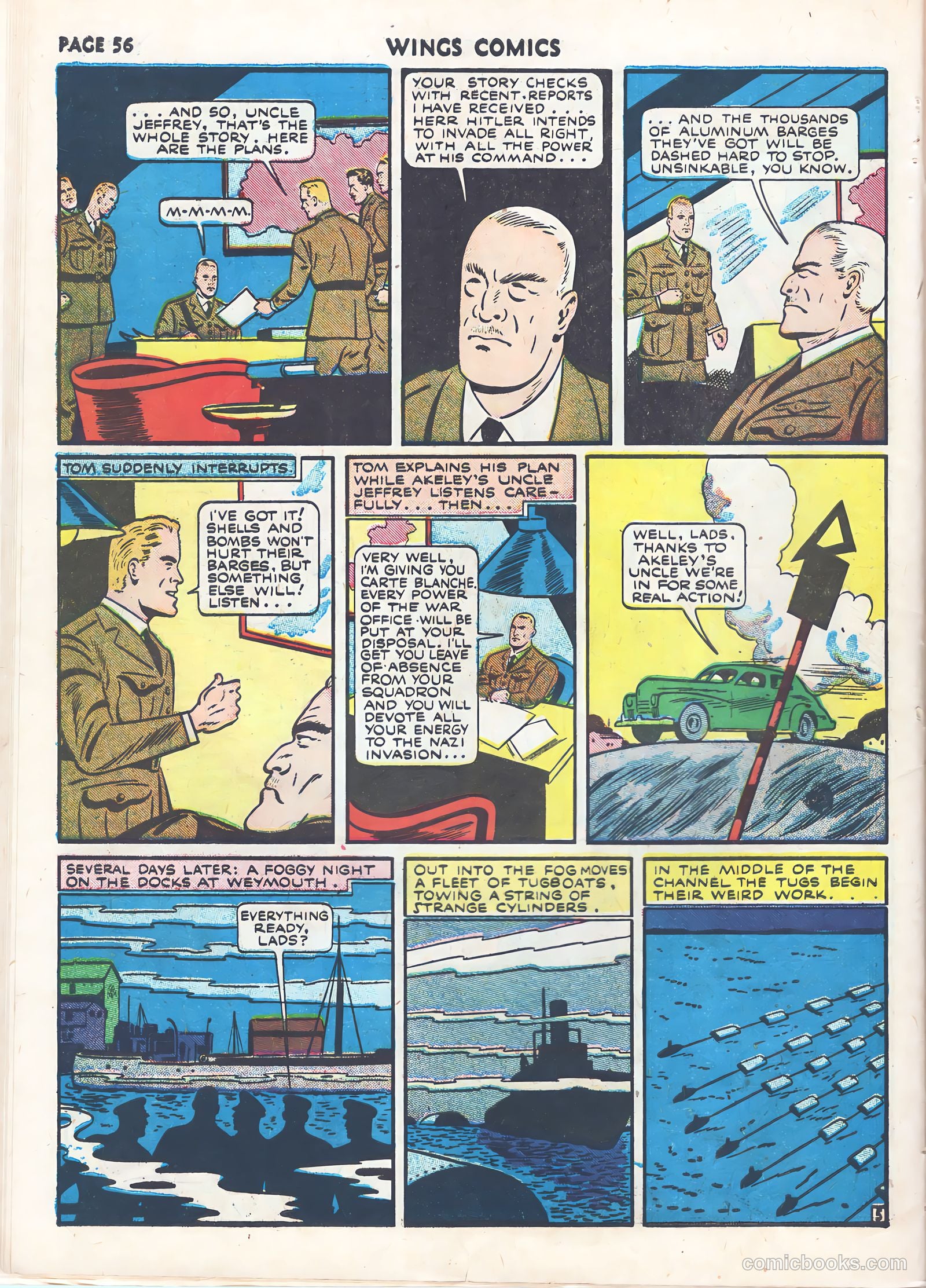 Wings Comics #9 (1941) — page 58 of 68