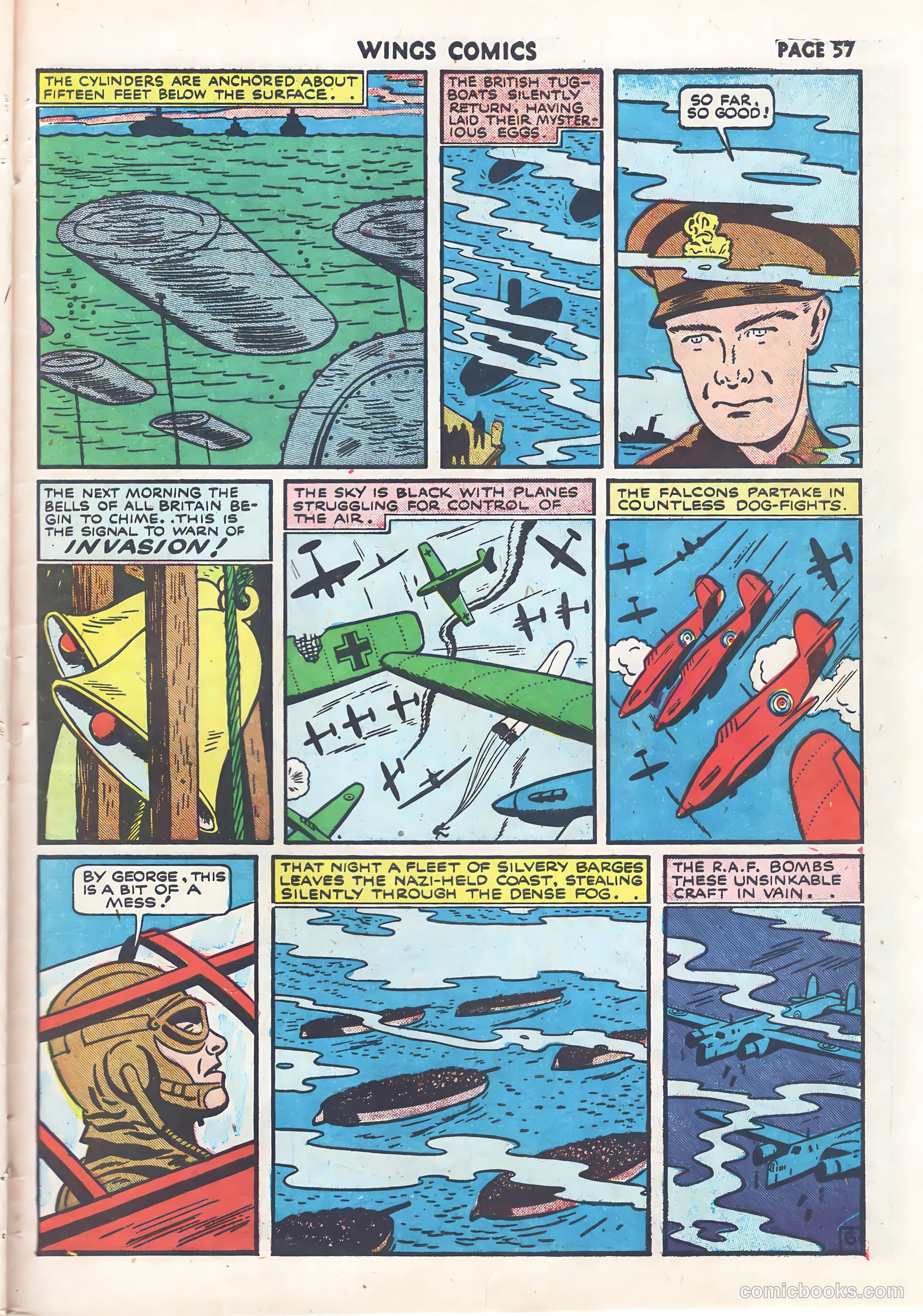 Wings Comics #9 (1941) — page 59 of 68