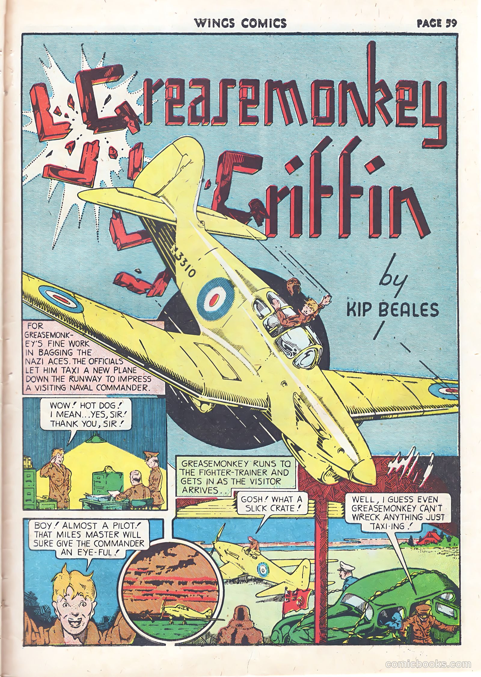 Wings Comics #9 (1941) — page 61 of 68