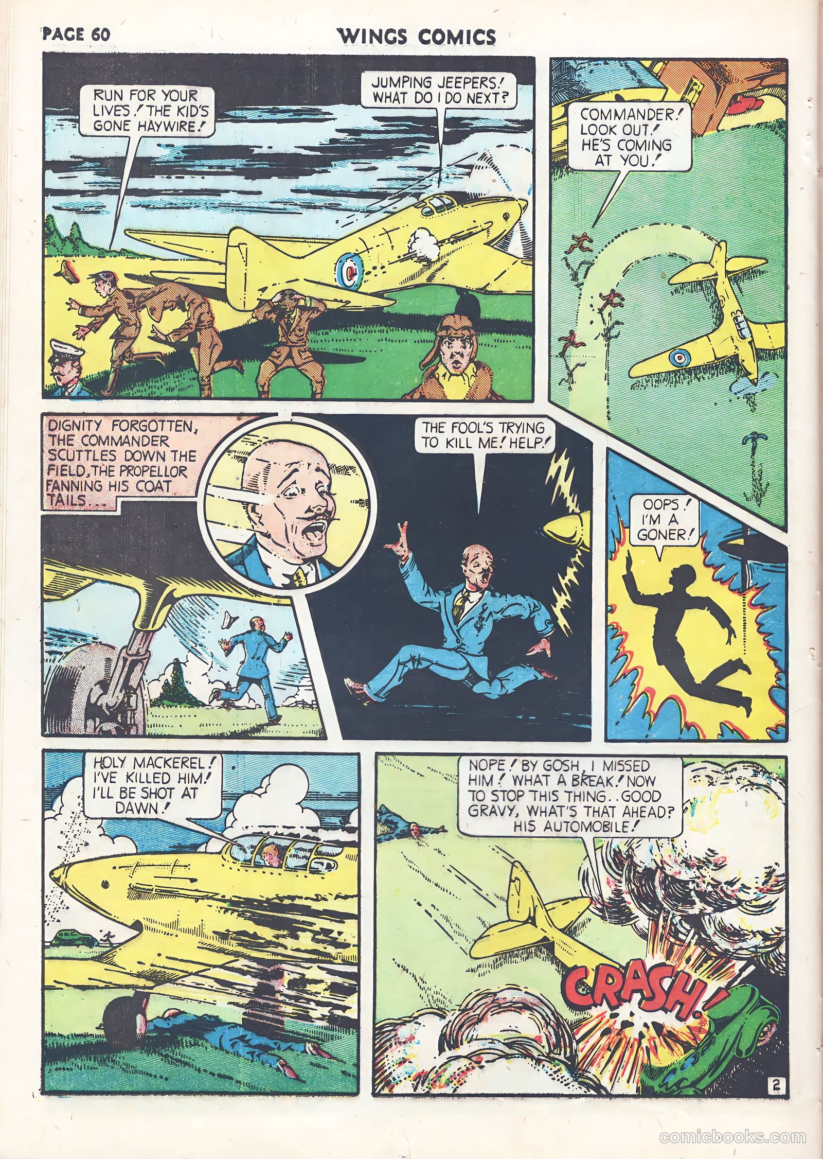 Wings Comics #9 (1941) — page 62 of 68
