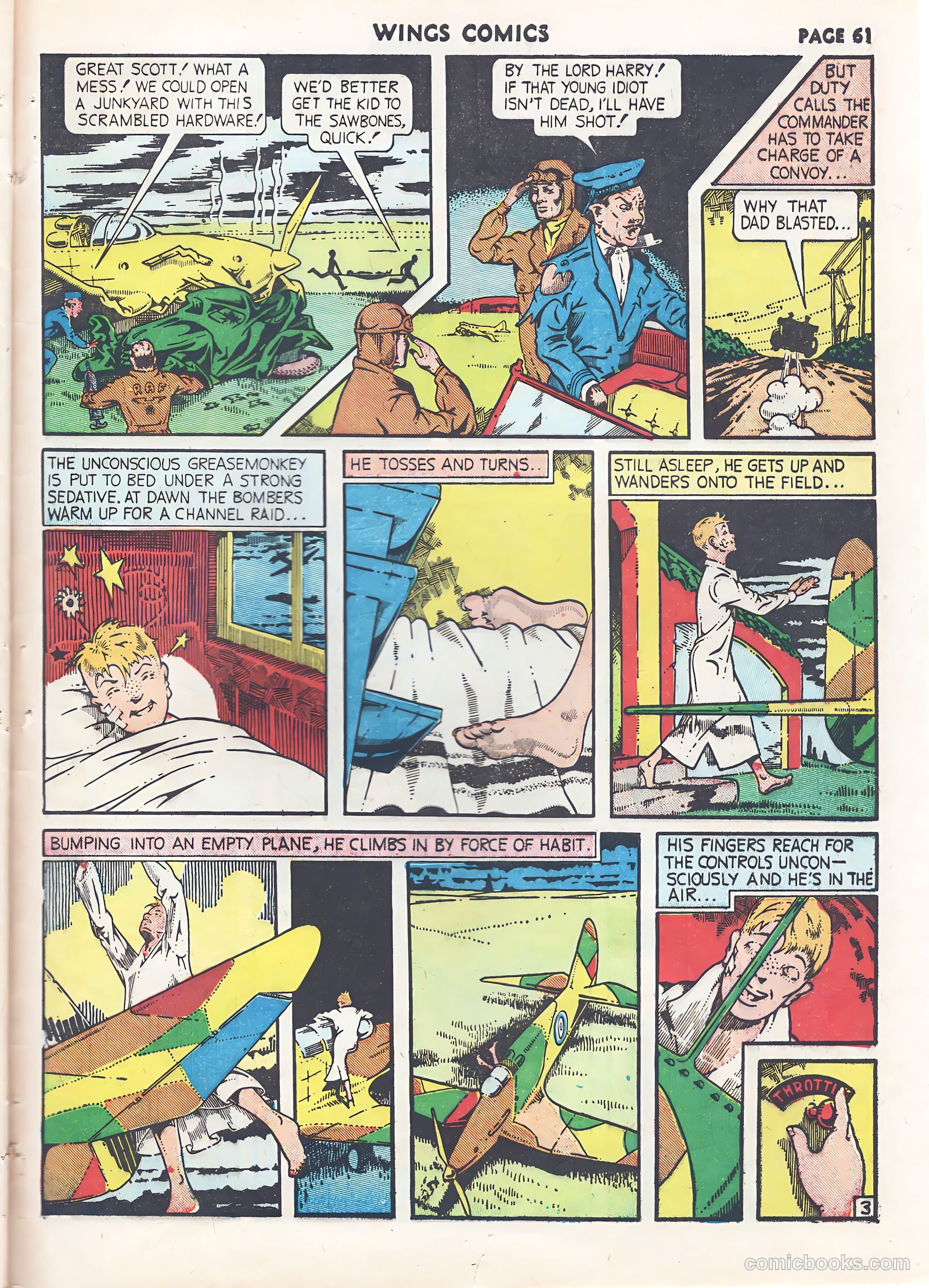 Wings Comics #9 (1941) — page 63 of 68