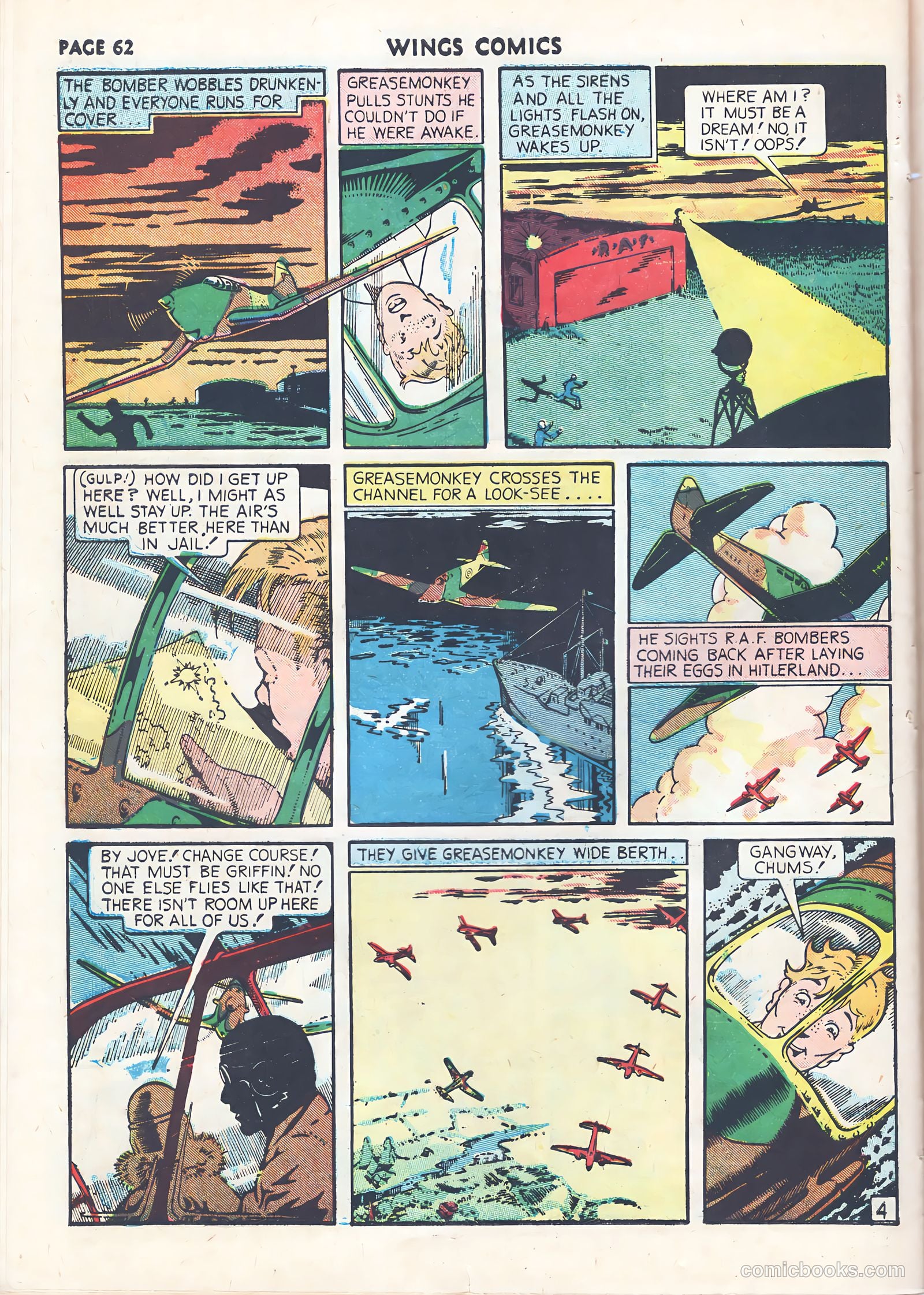 Wings Comics #9 (1941) — page 64 of 68