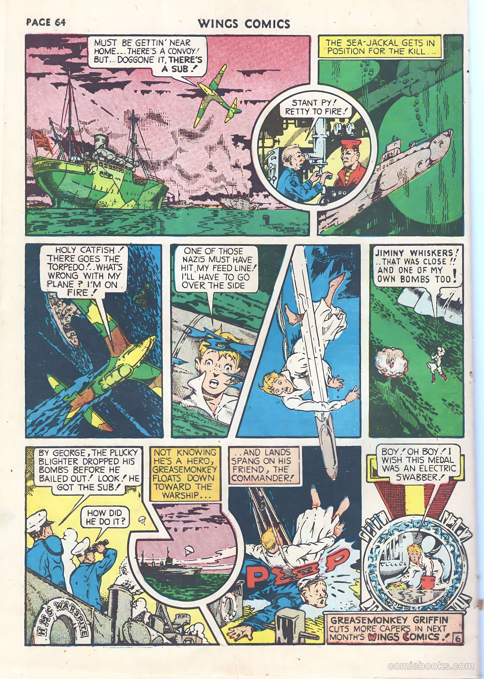 Wings Comics #9 (1941) — page 66 of 68