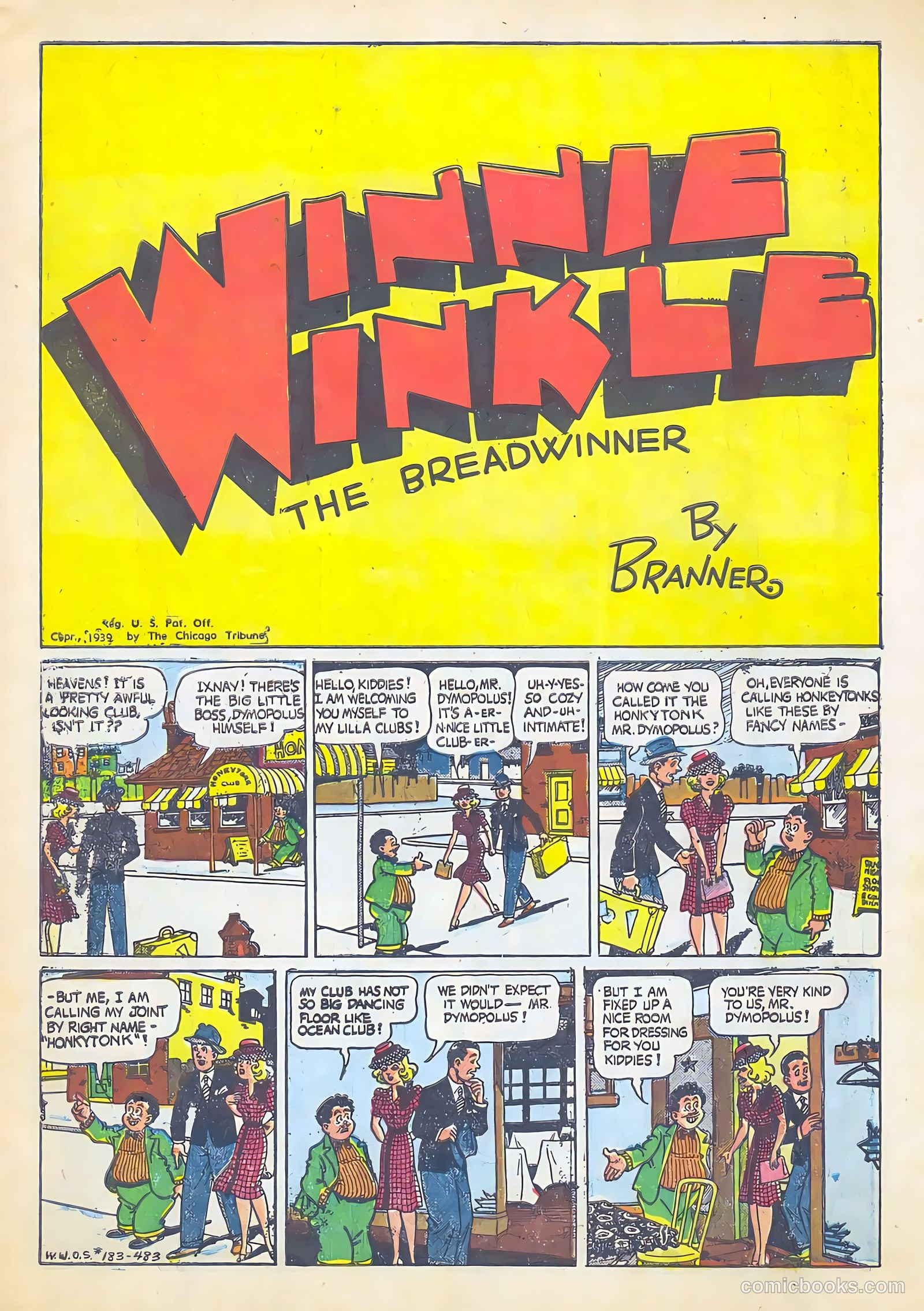 Winnie Winkle #1 (1930) — page 3 of 36
