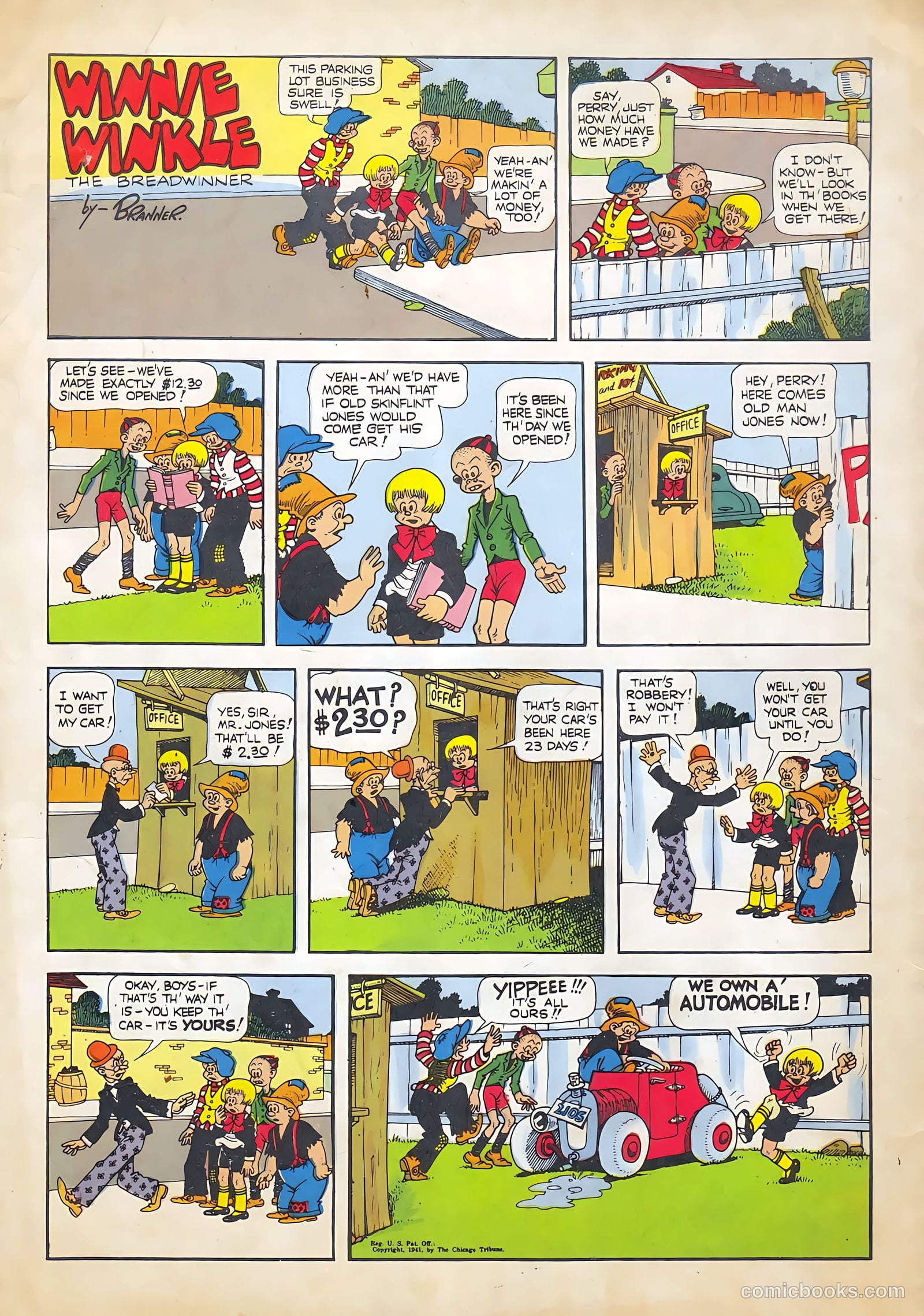 Winnie Winkle #1 (1930) — page 36 of 36