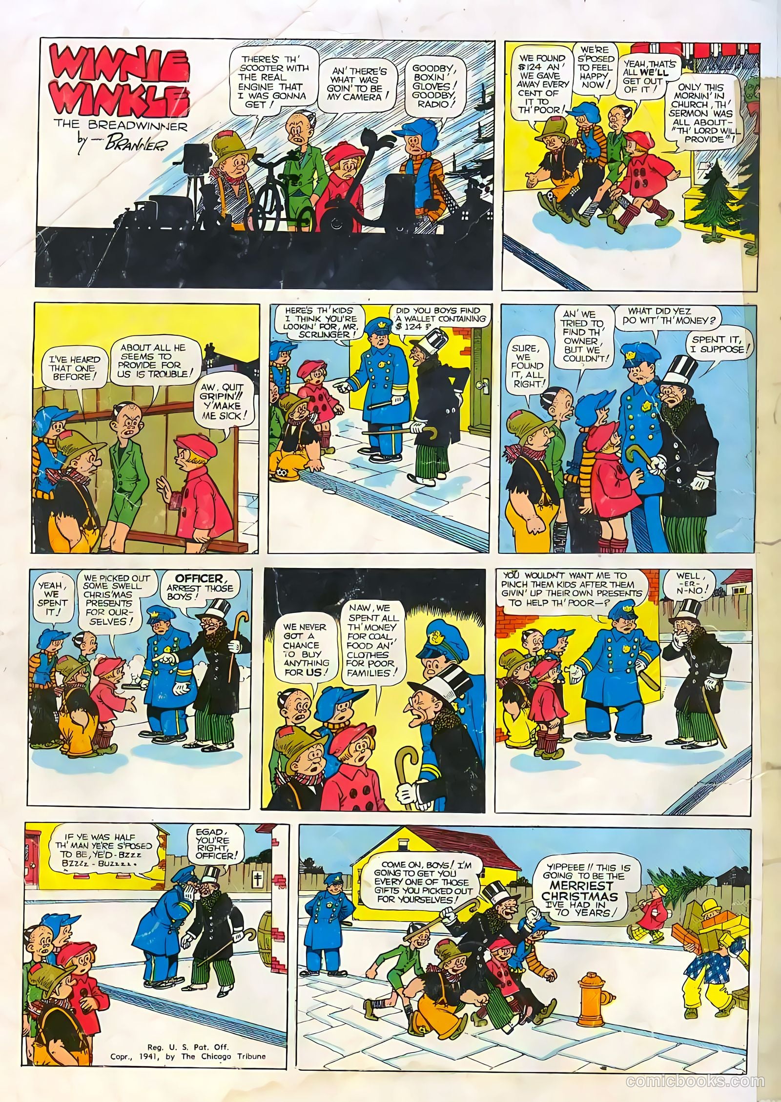 Winnie Winkle #4 (1933) — page 36 of 36