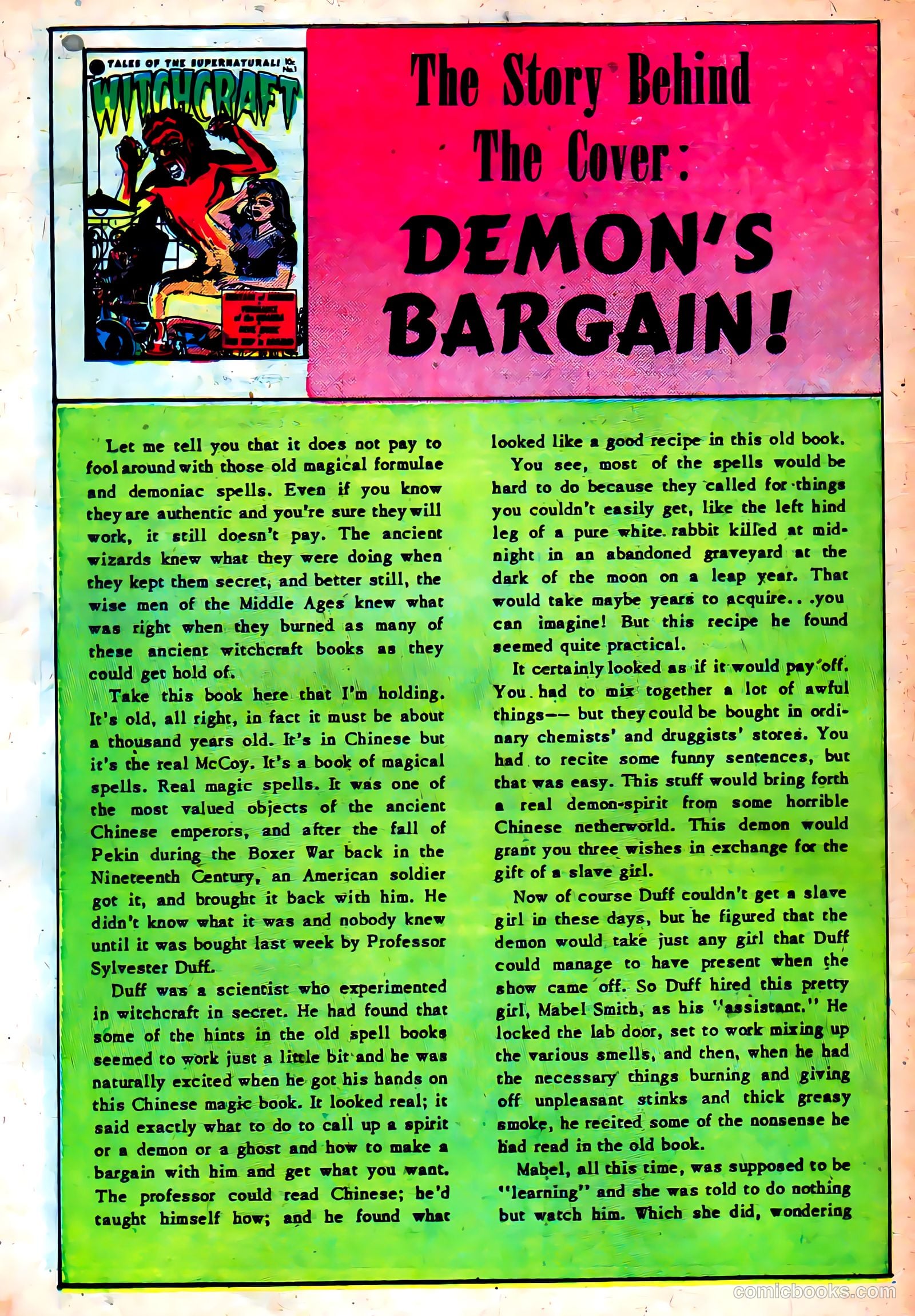 Witchcraft #1 (1952) — page 26 of 36