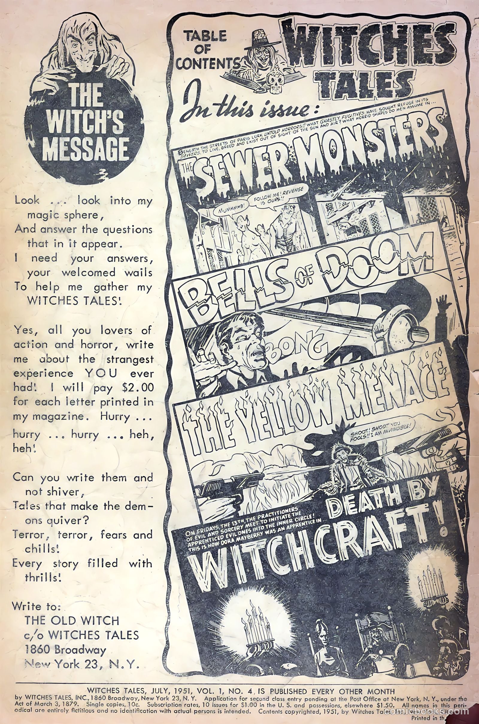 Witches Tales #4 (1971) — page 2 of 35