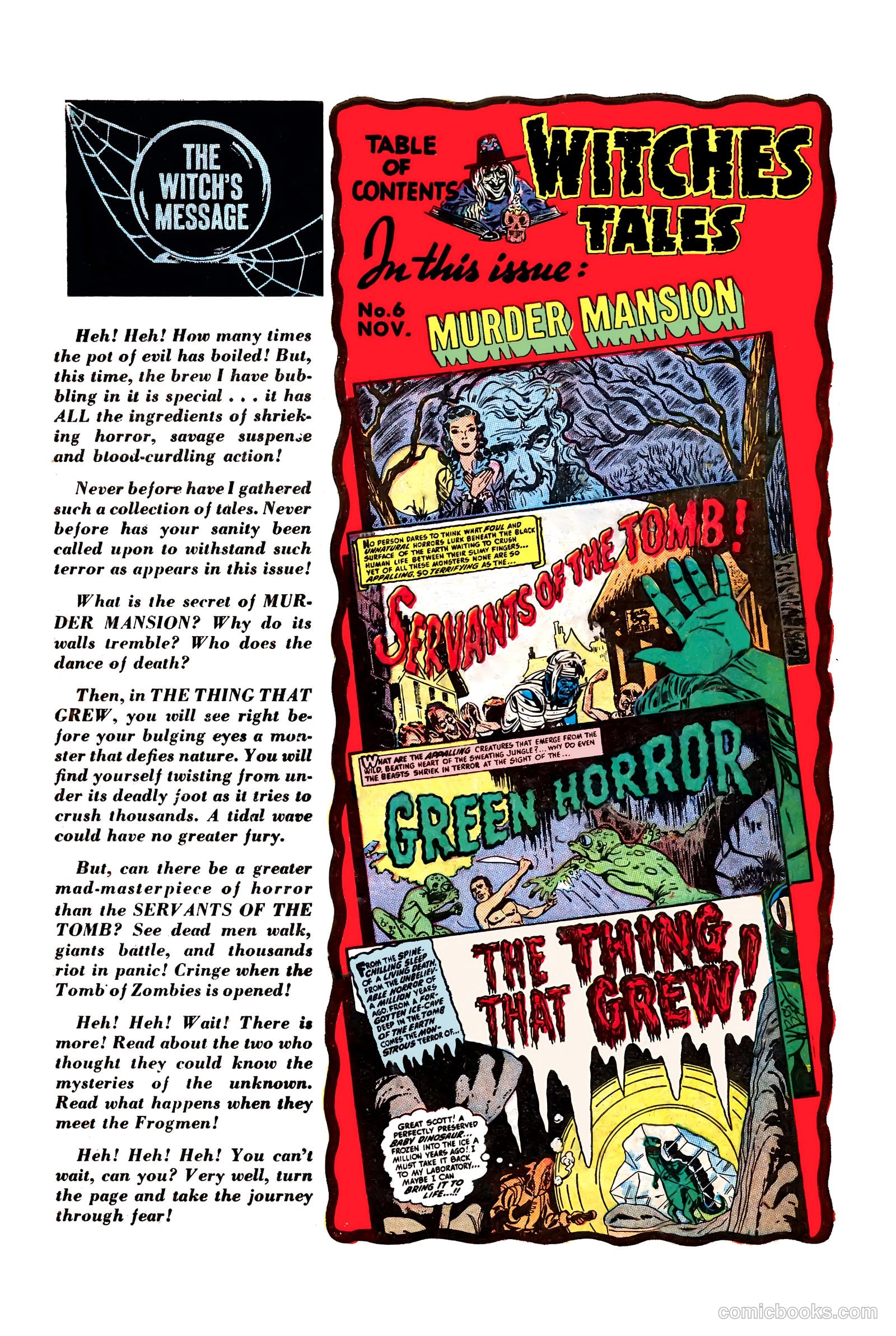 Witches Tales #6 (1973) — page 3 of 35