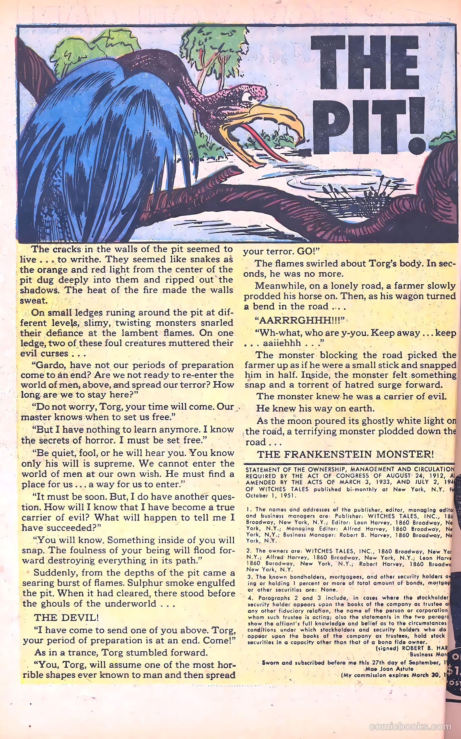Witches Tales #9 (1969) — page 34 of 36