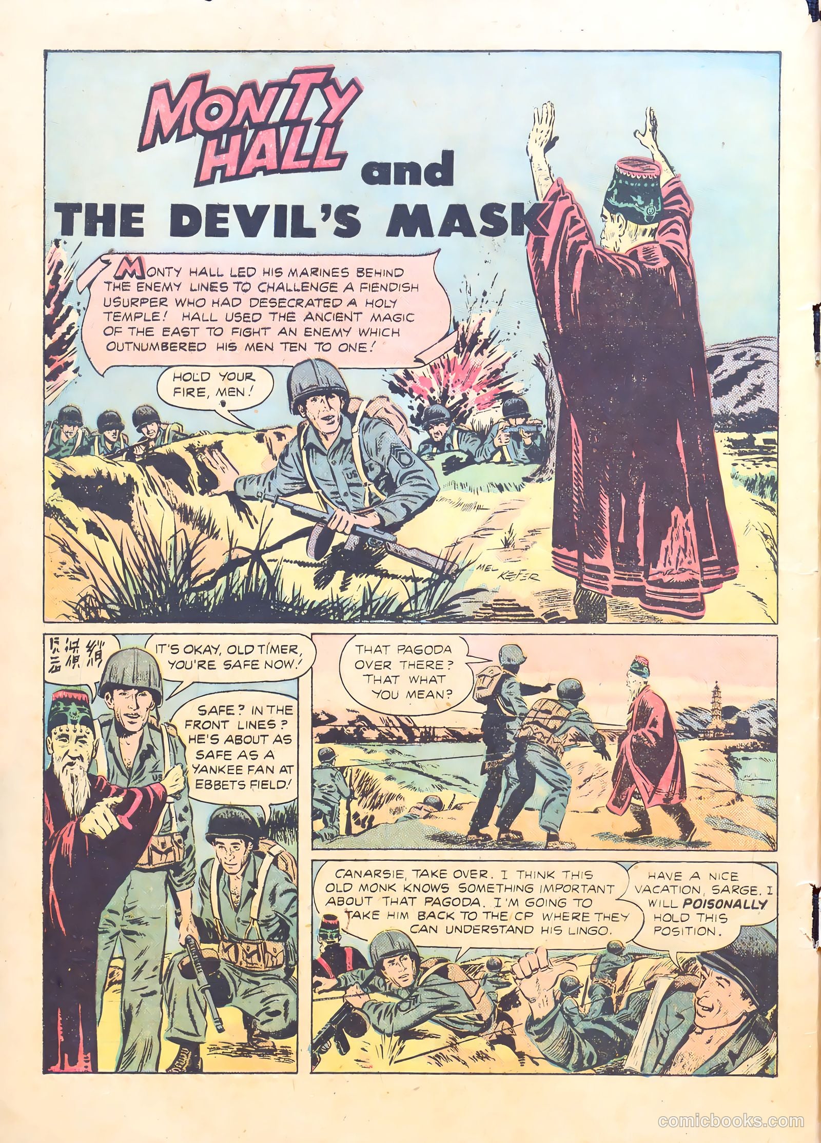 With the Marines on the Battlefronts of the World #1 (1953) — page 4 of 36