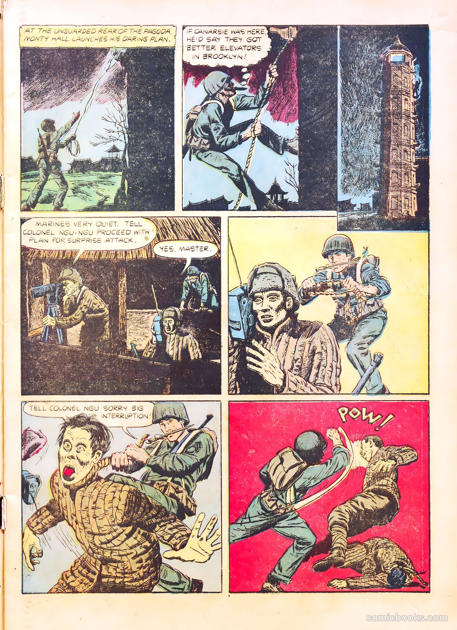 With the Marines on the Battlefronts of the World #1 (1953) — page 7 of 36